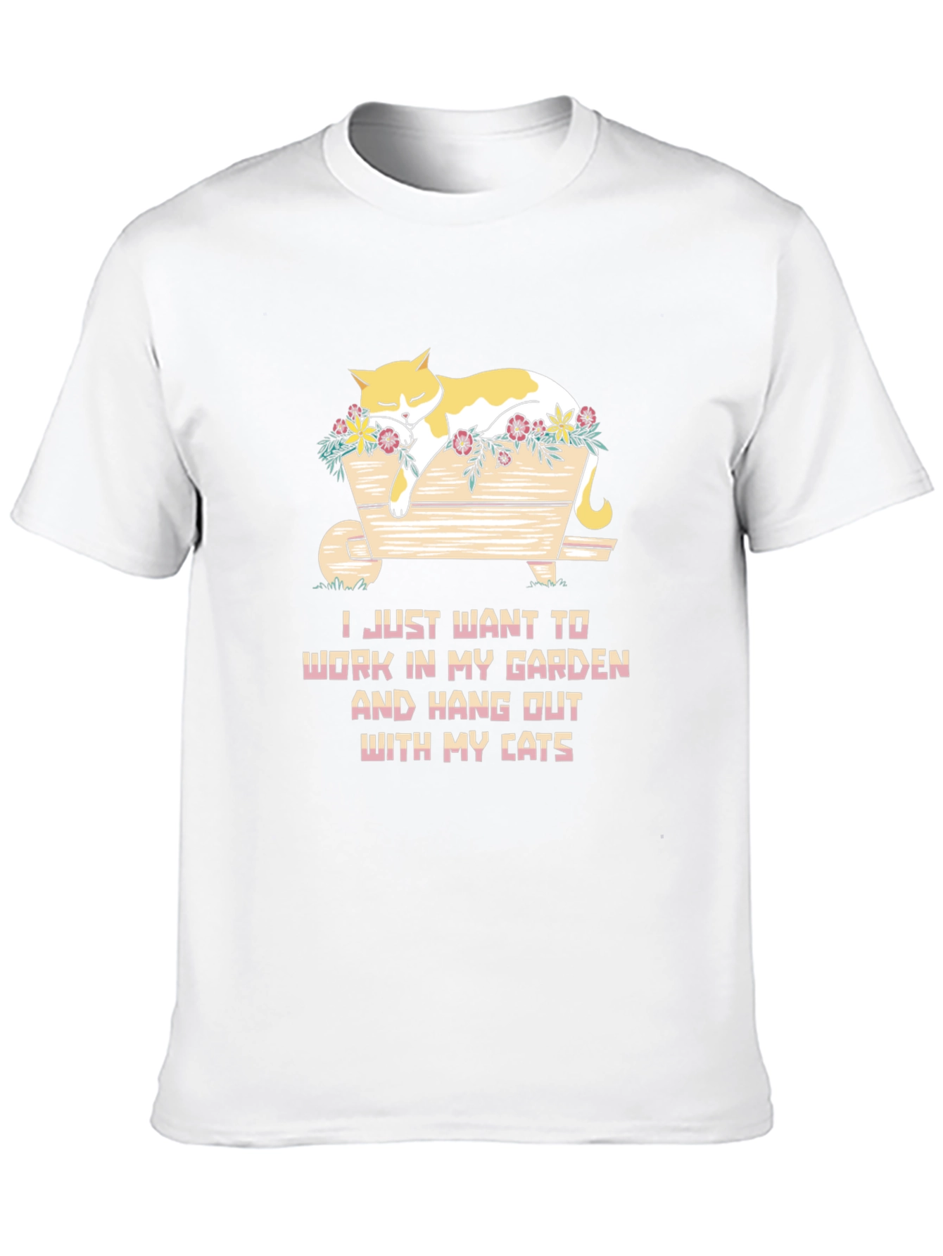 Cat Lover T-Shirt - Garden & Cats