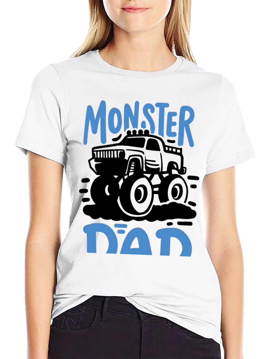Monster Dad Graphic Tee - Truck Lover Fathers Day