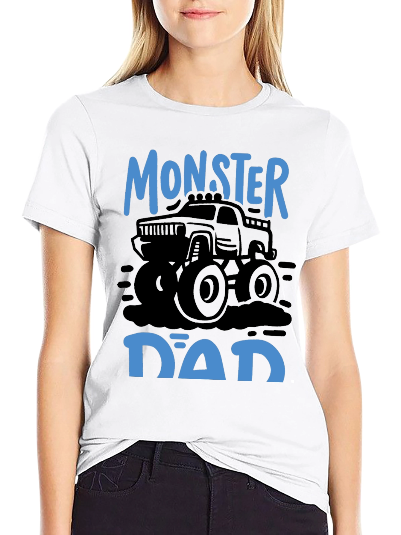 Monster Dad Graphic Tee - Truck Lover Fathers Day