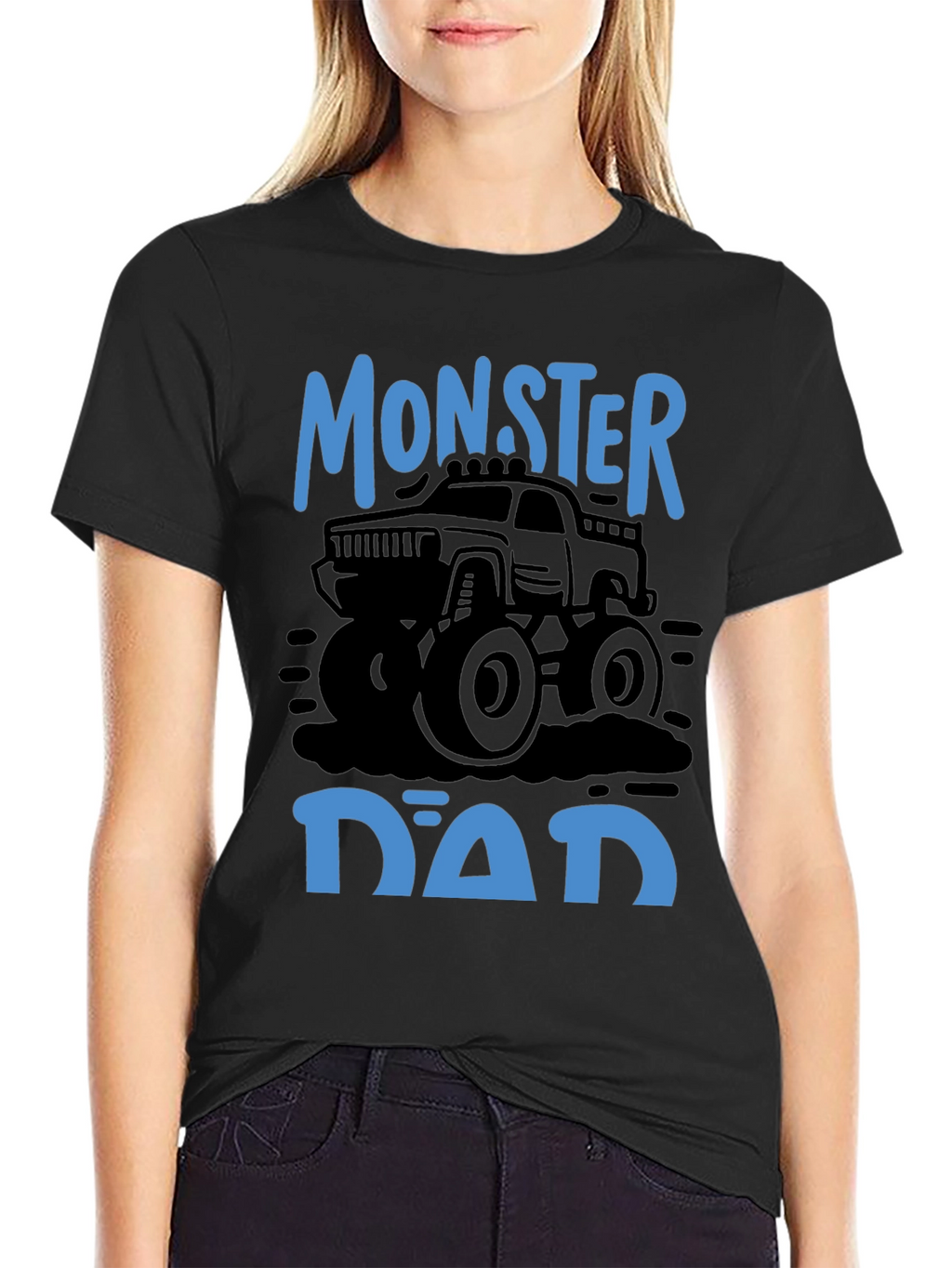 Monster Dad Graphic Tee - Truck Lover Fathers Day