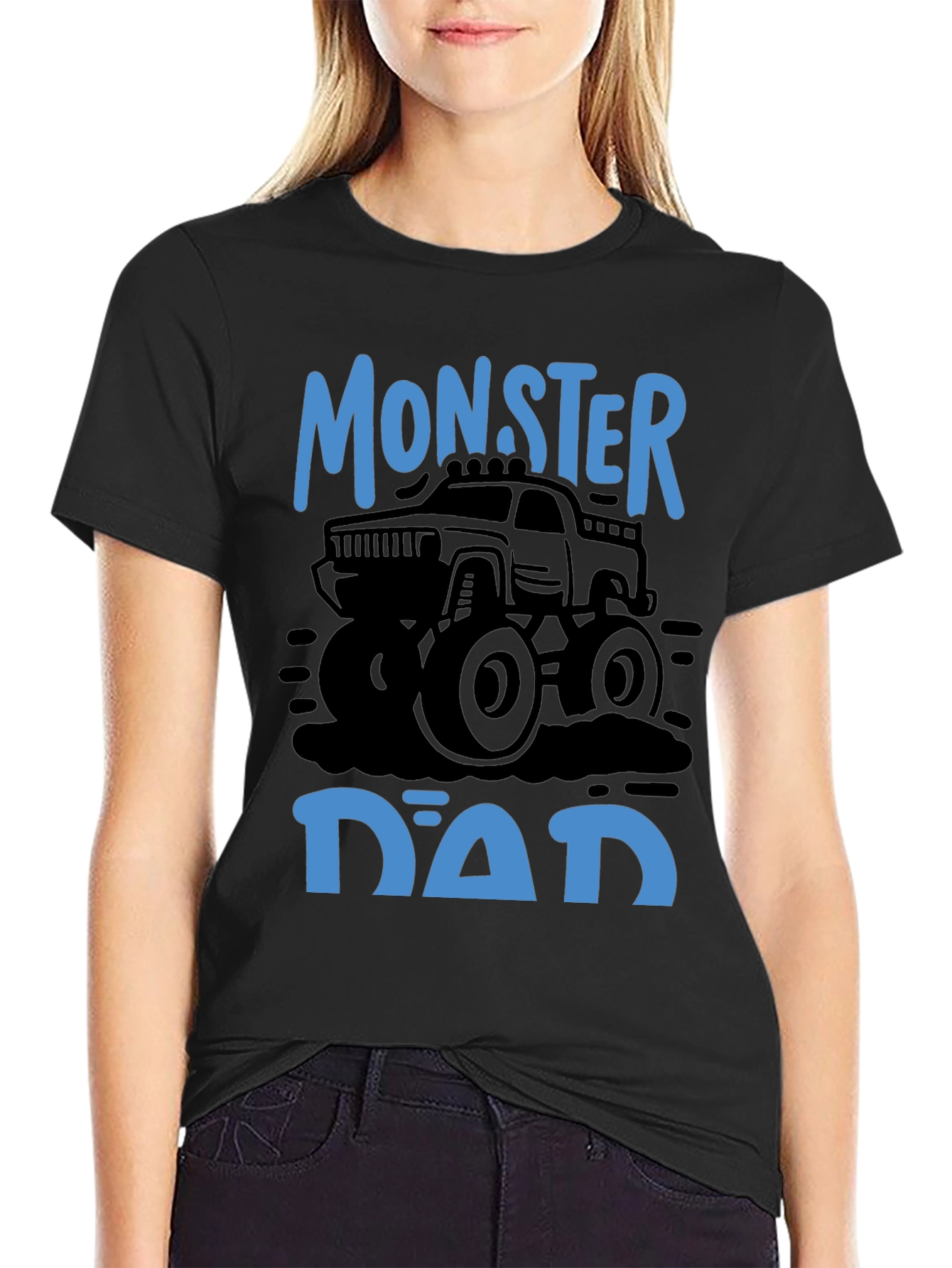 Monster Dad Graphic Tee - Truck Lover Fathers Day