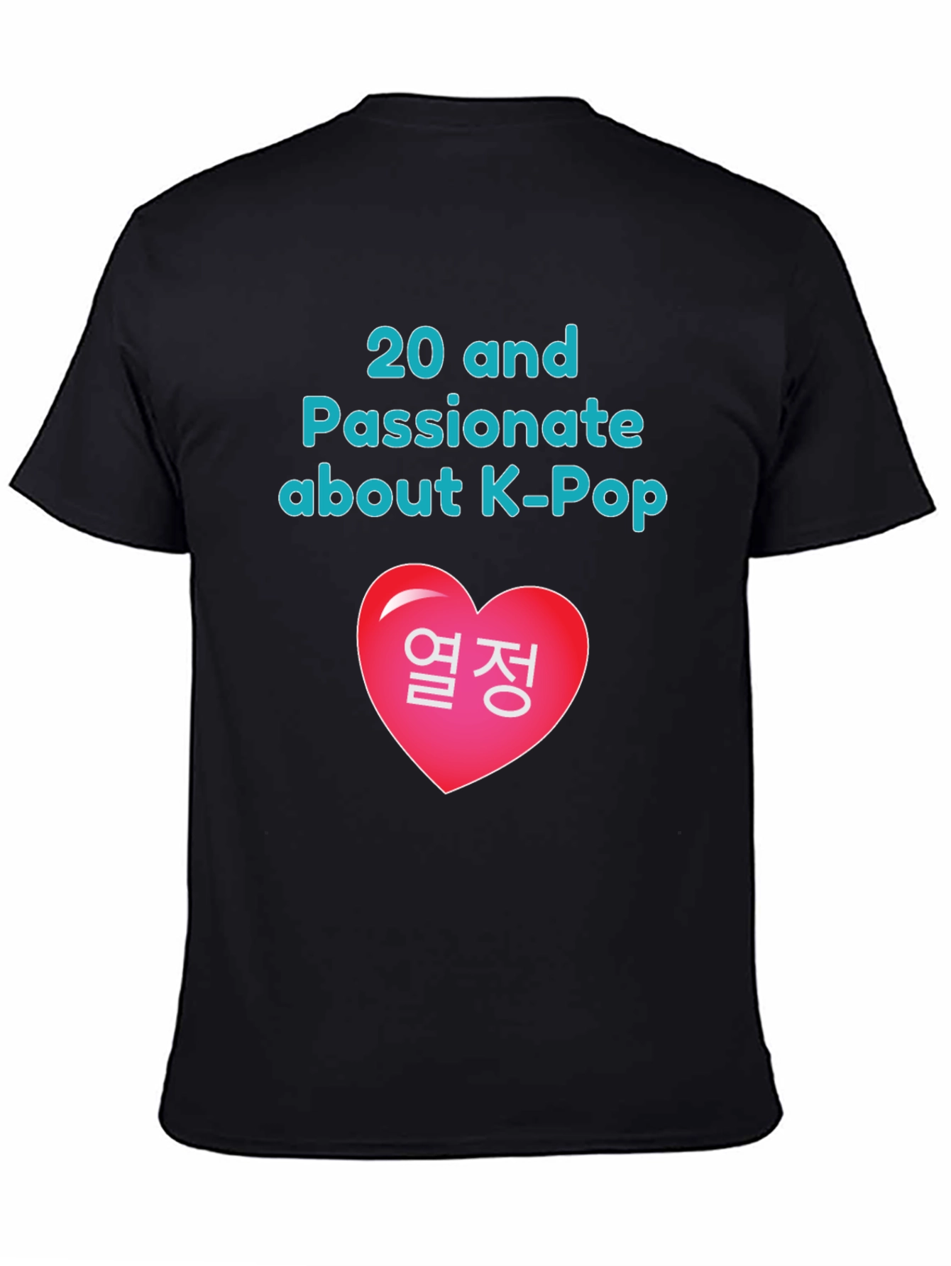 K-Pop Fan Graphic Tee - 20 and Passionate
