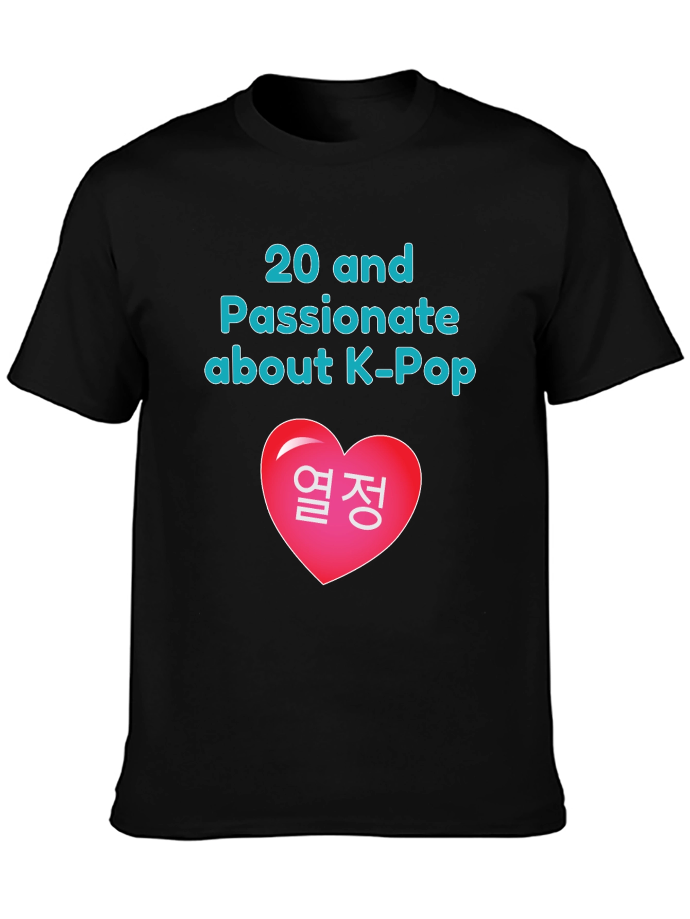 K-Pop Fan Graphic Tee - 20 and Passionate