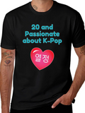 K-Pop Fan Graphic Tee - 20 and Passionate