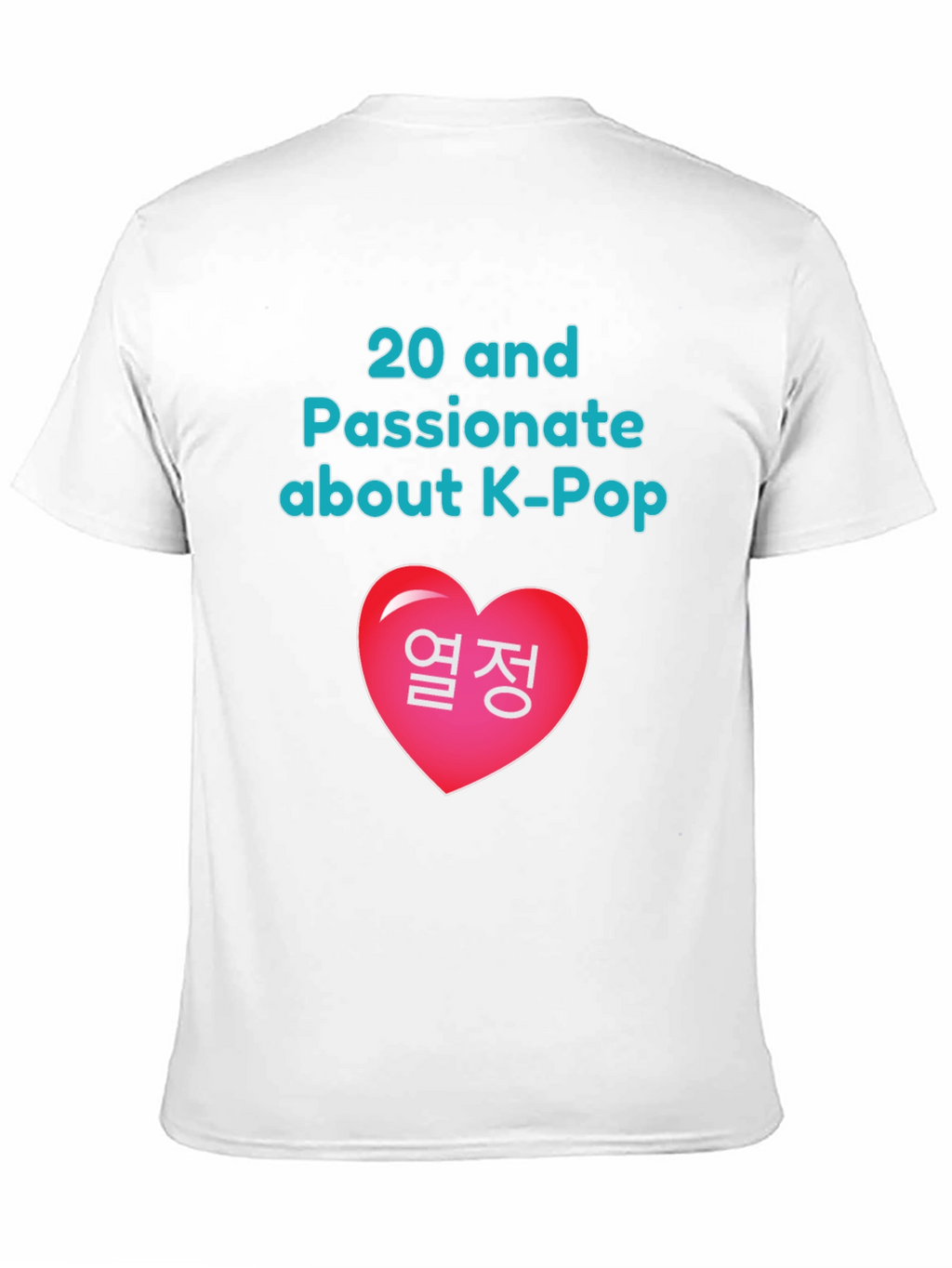 K-Pop Fan Graphic Tee - 20 and Passionate