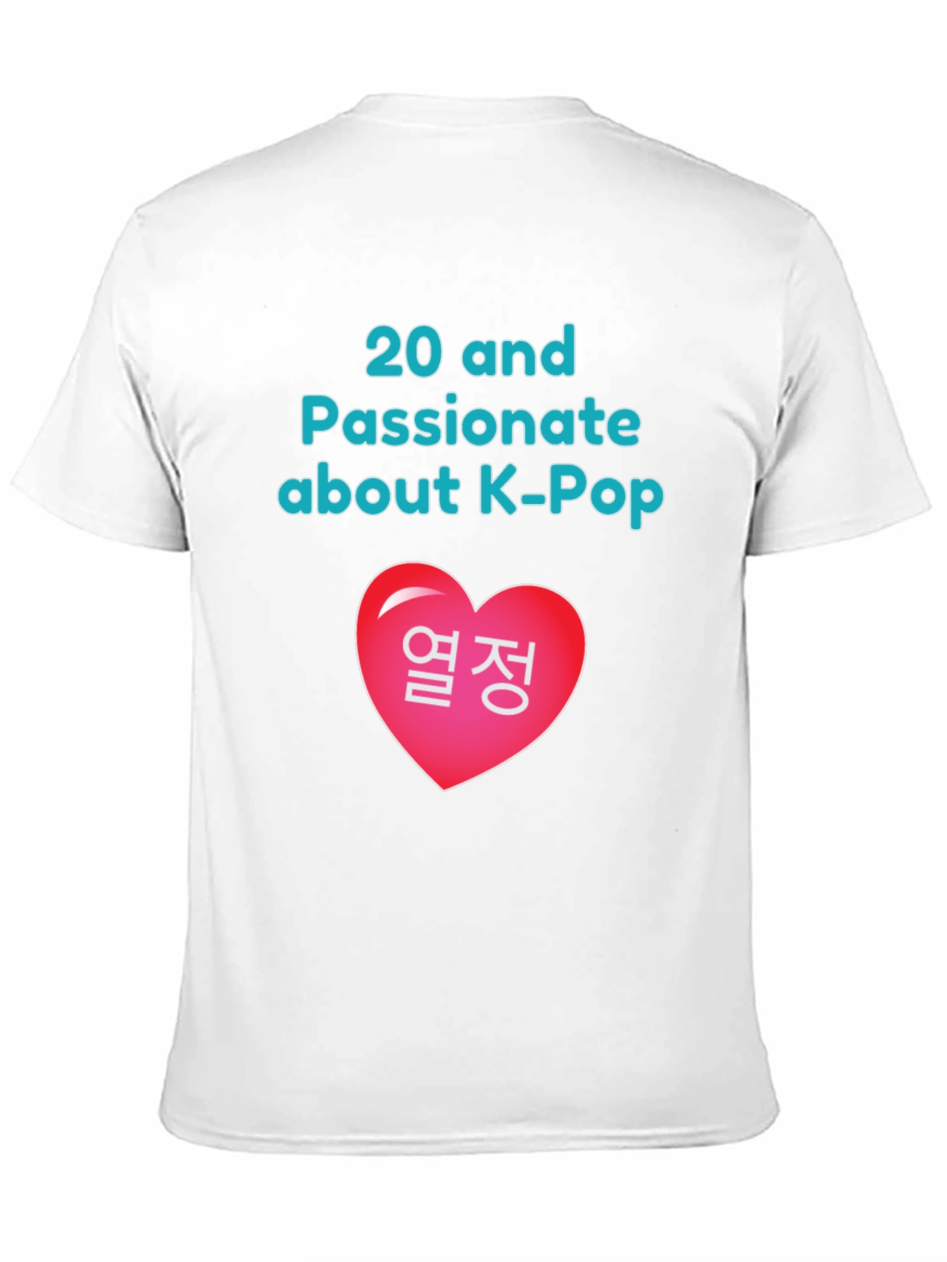 K-Pop Fan Graphic Tee - 20 and Passionate