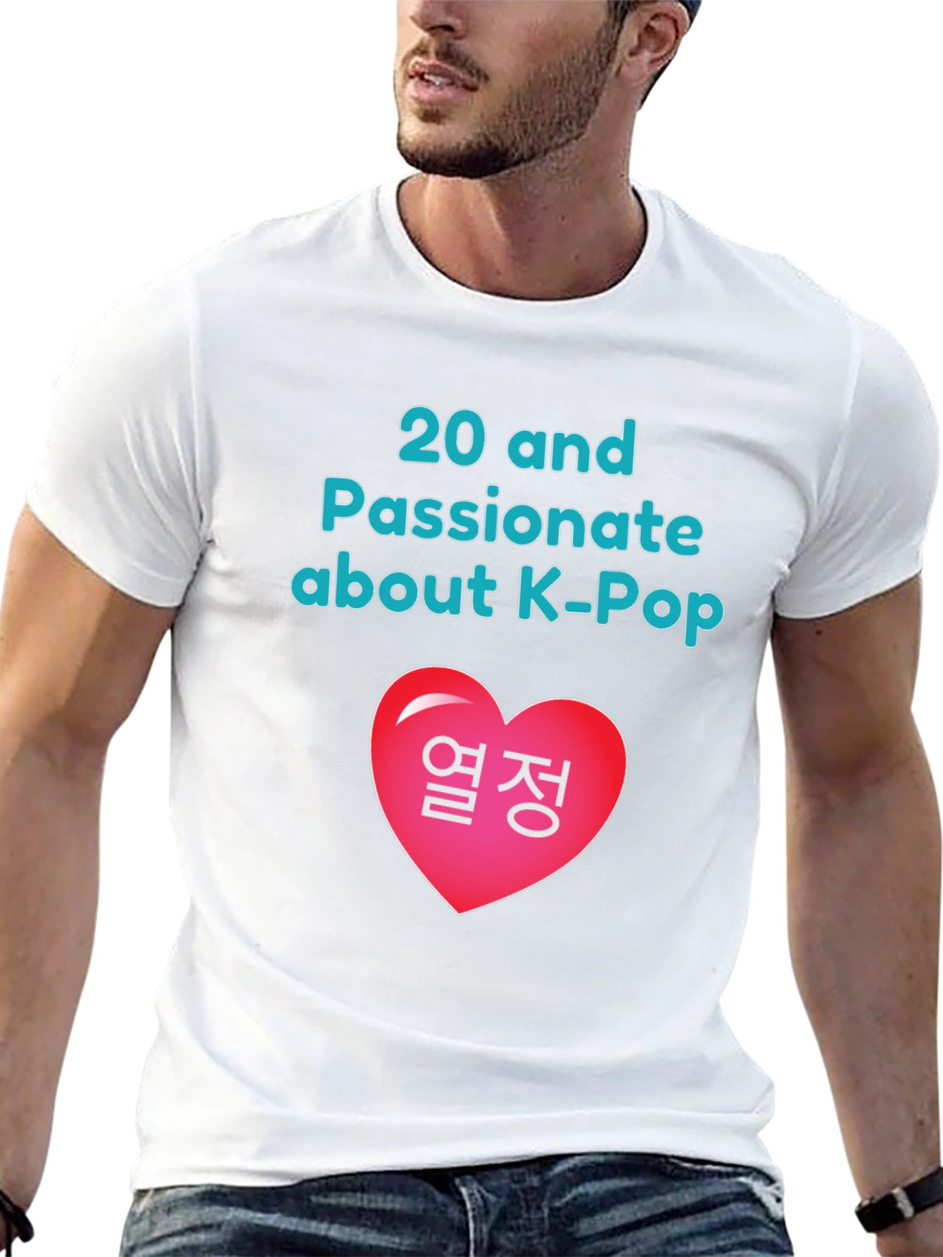 K-Pop Fan Graphic Tee - 20 and Passionate