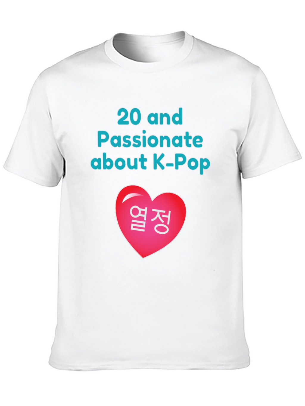 K-Pop Fan Graphic Tee - 20 and Passionate