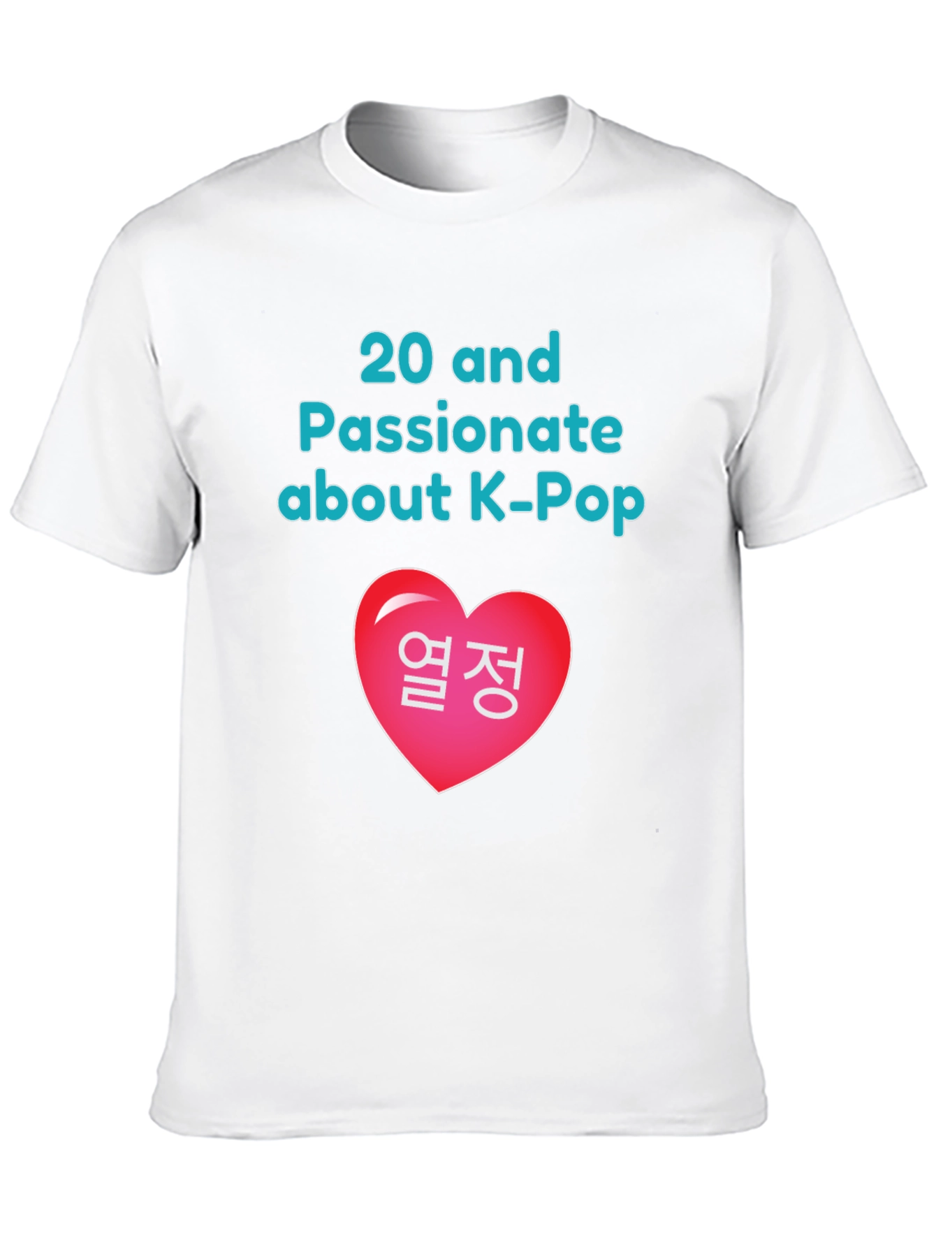 K-Pop Fan Graphic Tee - 20 and Passionate
