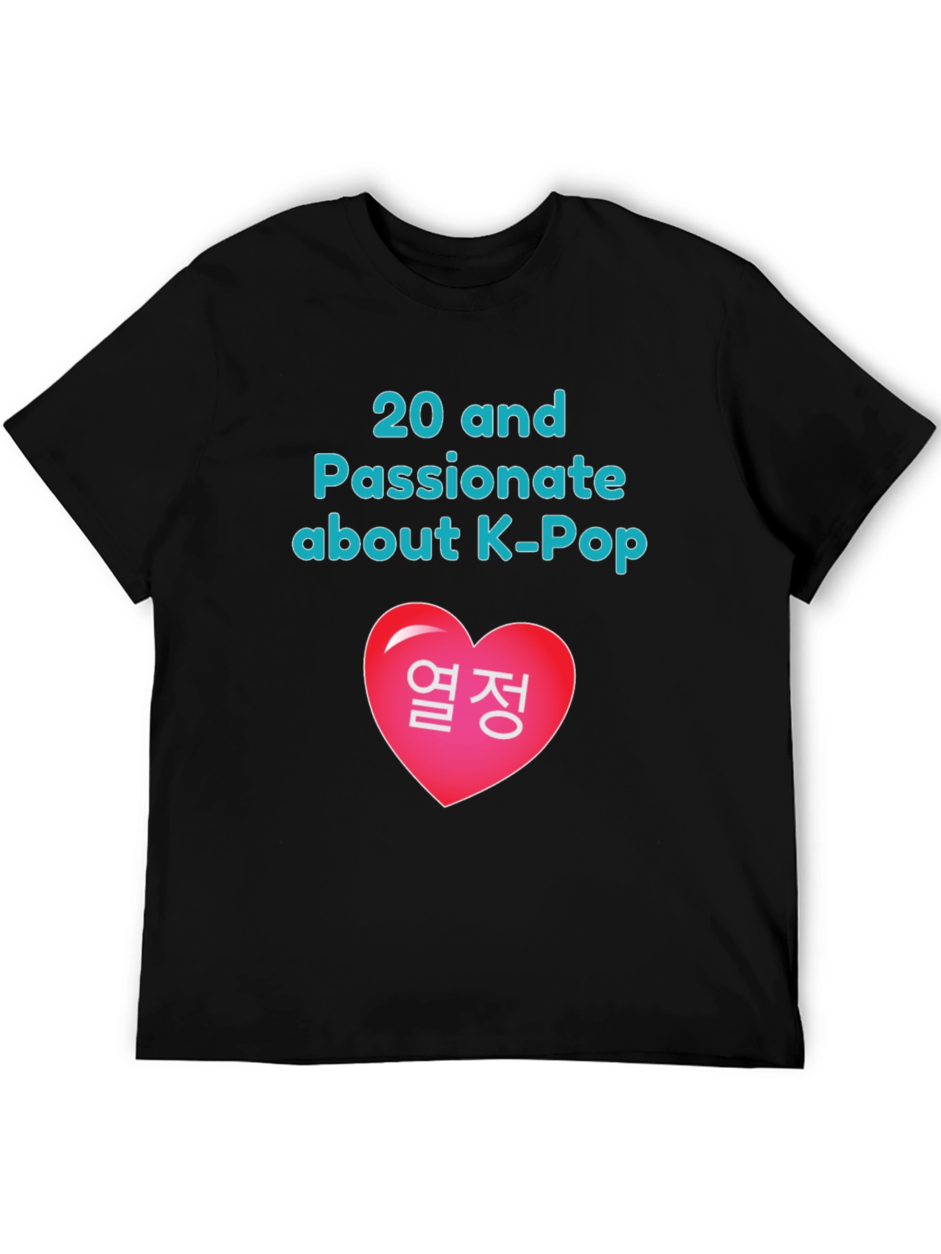 K-Pop Fan Graphic Tee - 20 and Passionate