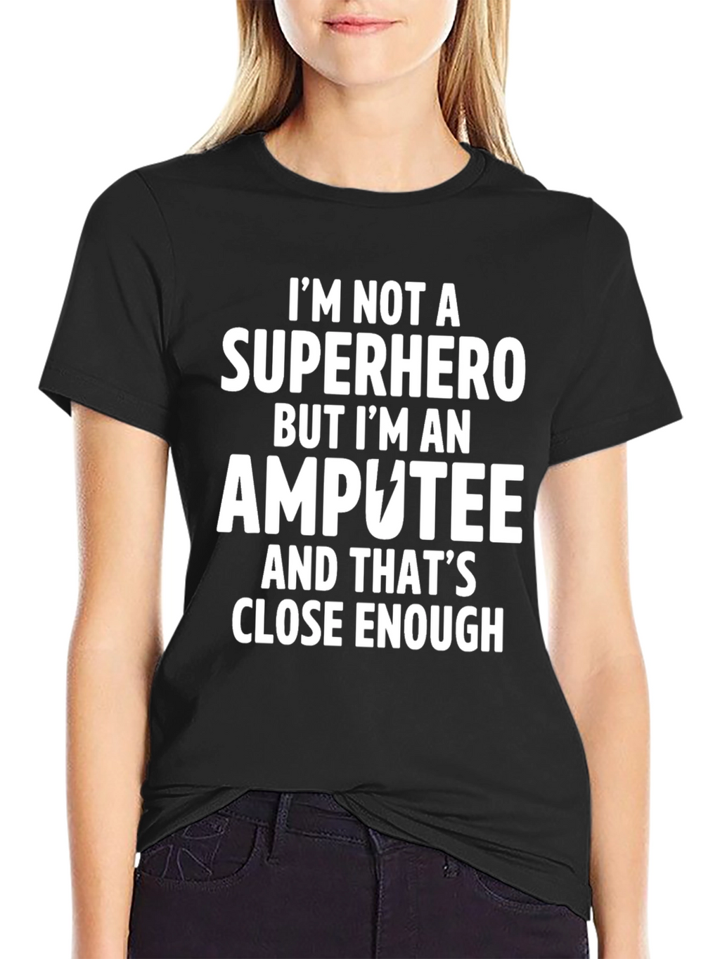 Amputee Superhero Graphic T-Shirt