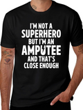 Amputee Superhero Graphic T-Shirt