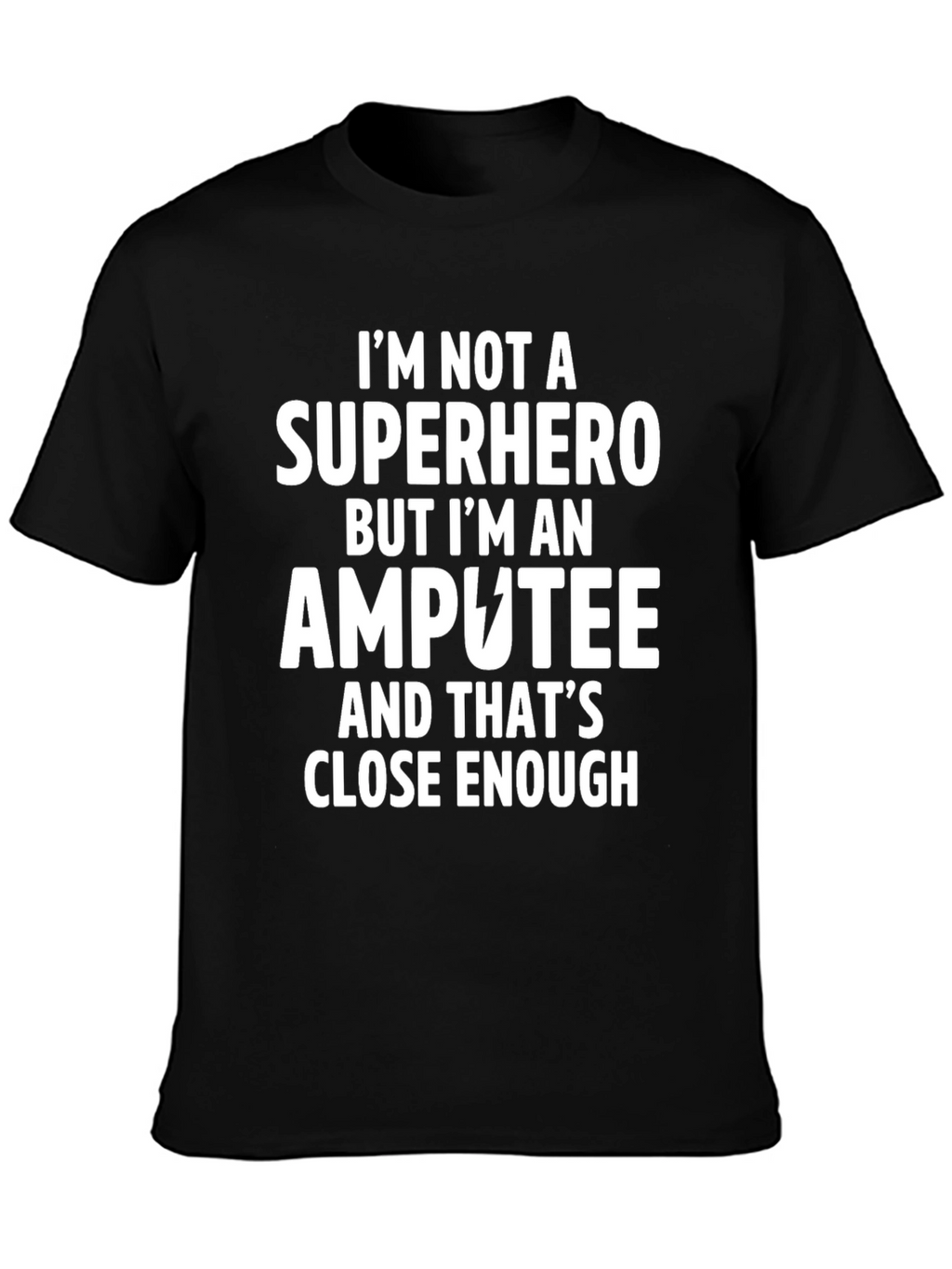 Amputee Superhero Graphic T-Shirt