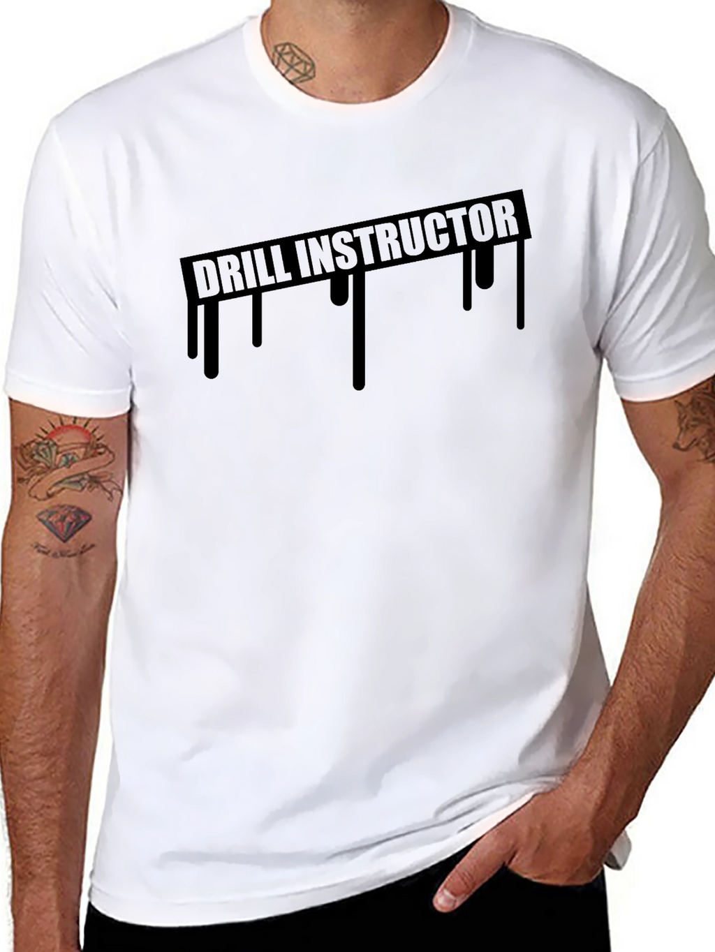 Drill Instructor Tee - Bold Graphic Print