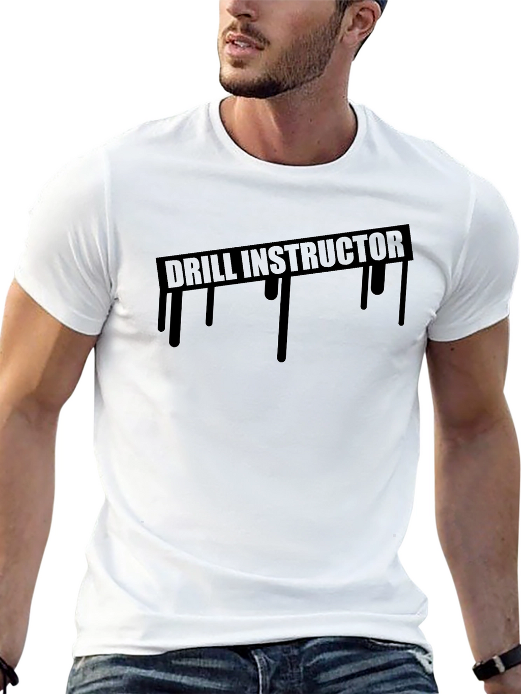 Drill Instructor Tee - Bold Graphic Print