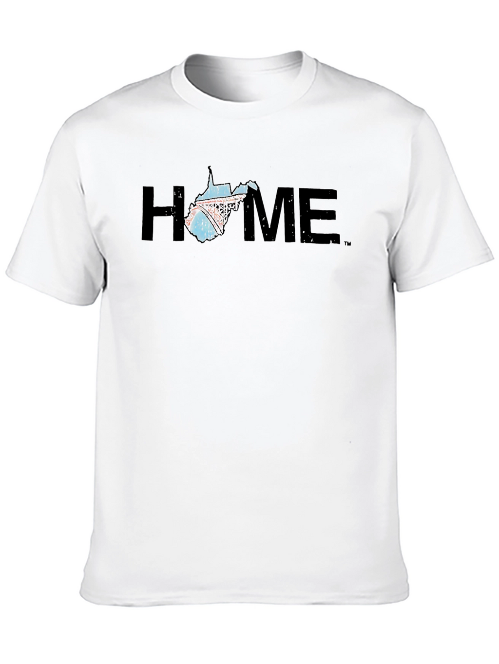 West Virginia State Pride Home Graphic Tee
