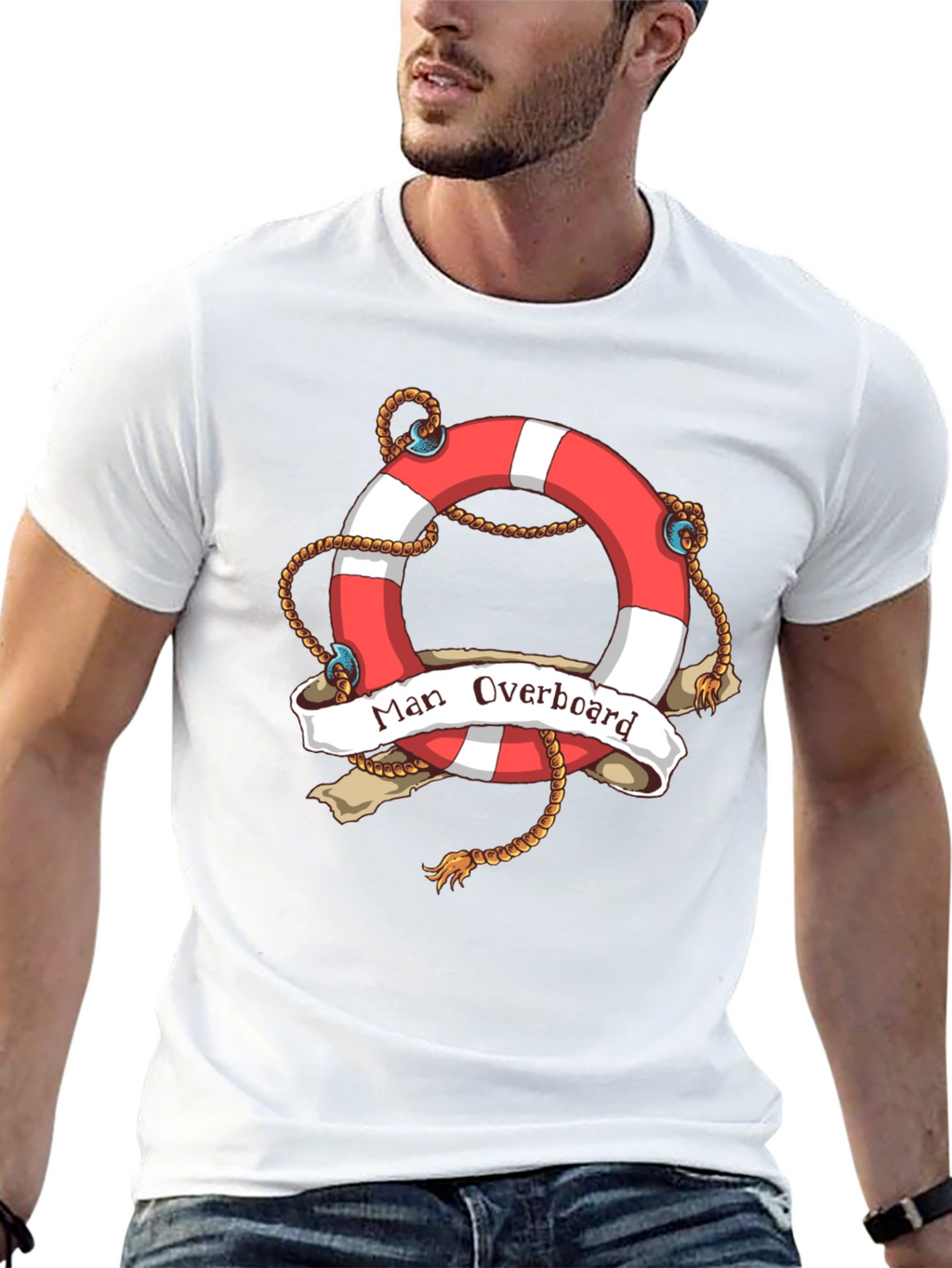 Man Overboard Graphic Tee