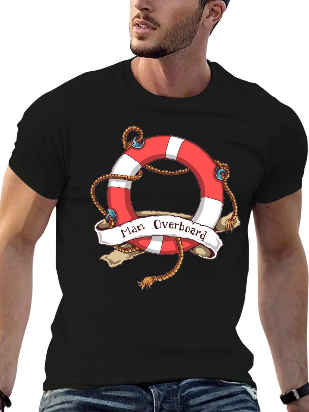 Man Overboard Graphic Tee