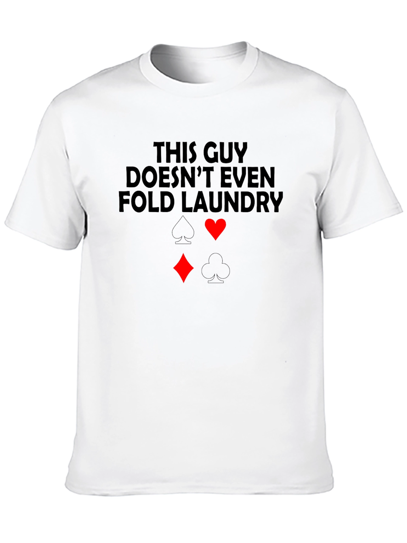 Funny Poker Themed Graphic Tee