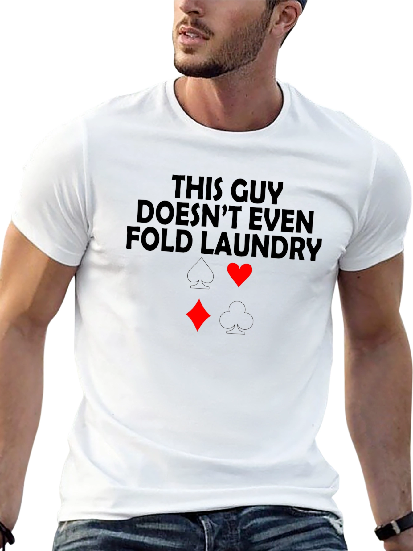 Funny Poker Themed Graphic Tee