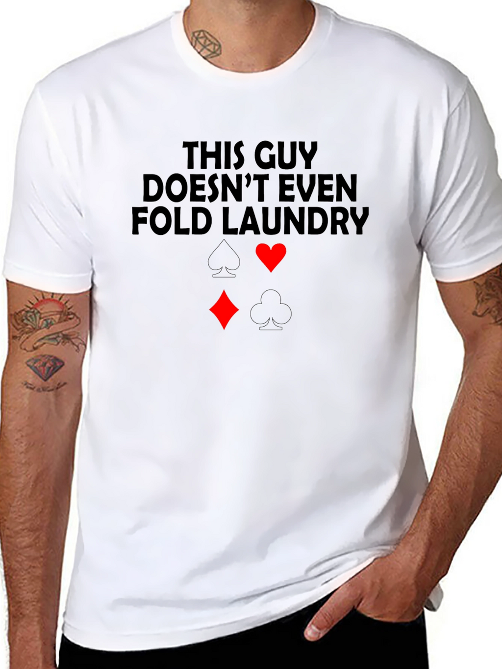 Funny Poker Themed Graphic Tee