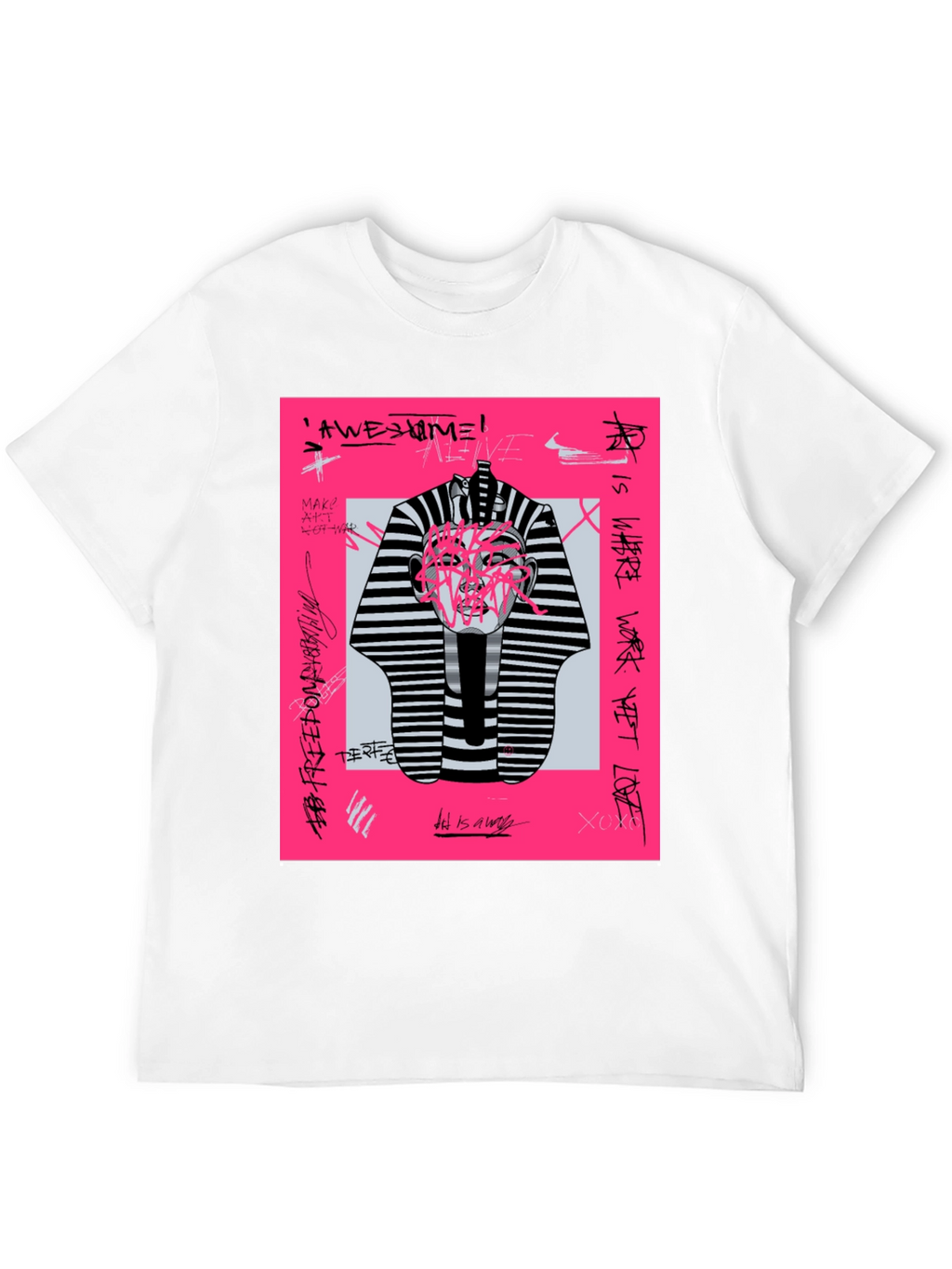 Abstract Graphic Print Tee