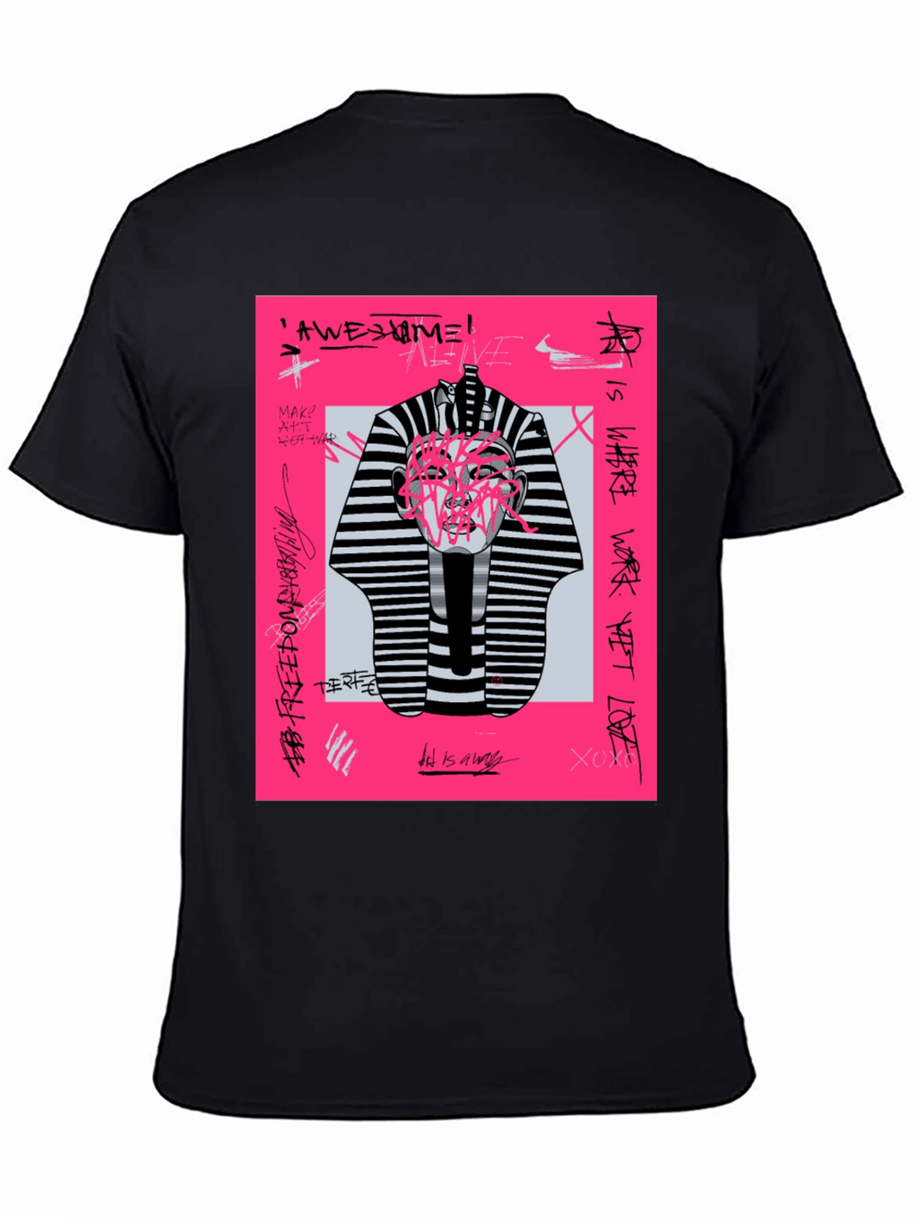Abstract Graphic Print Tee