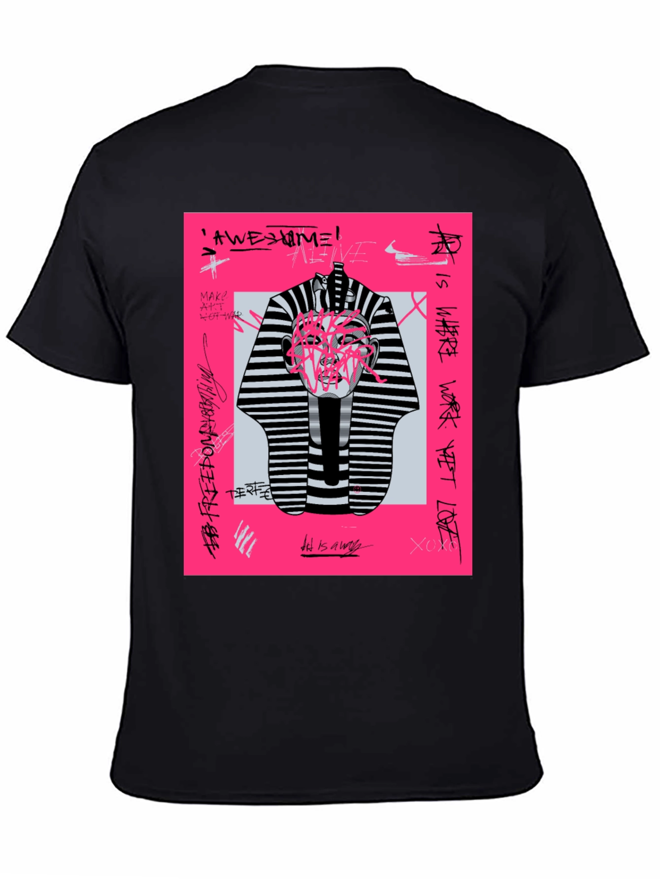Abstract Graphic Print Tee