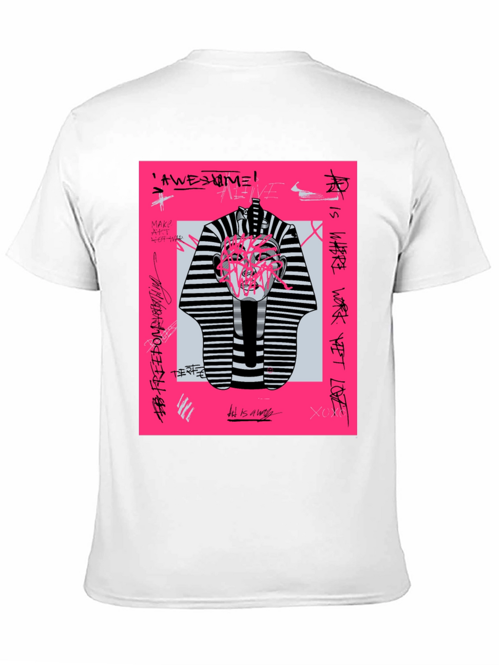 Abstract Graphic Print Tee