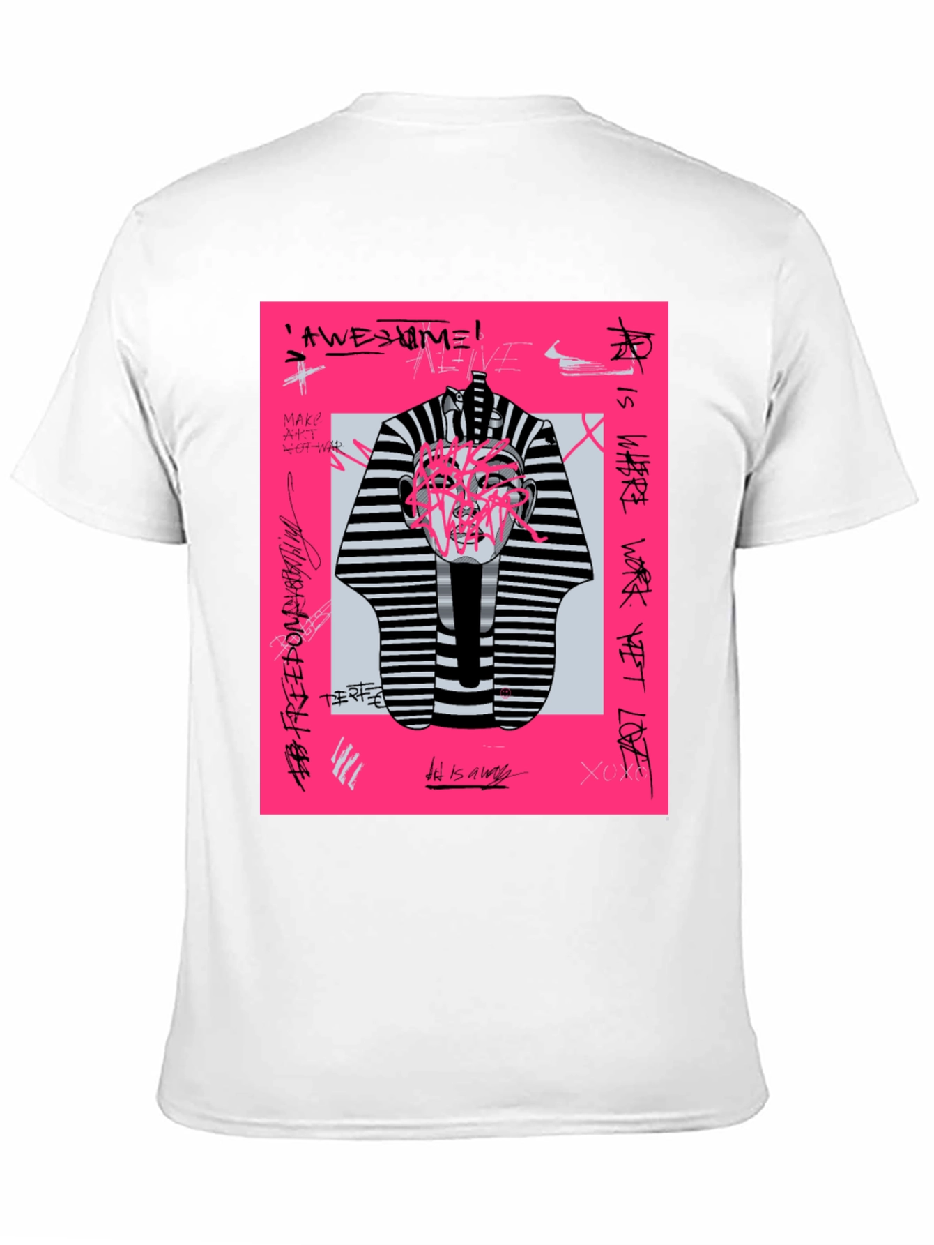 Abstract Graphic Print Tee