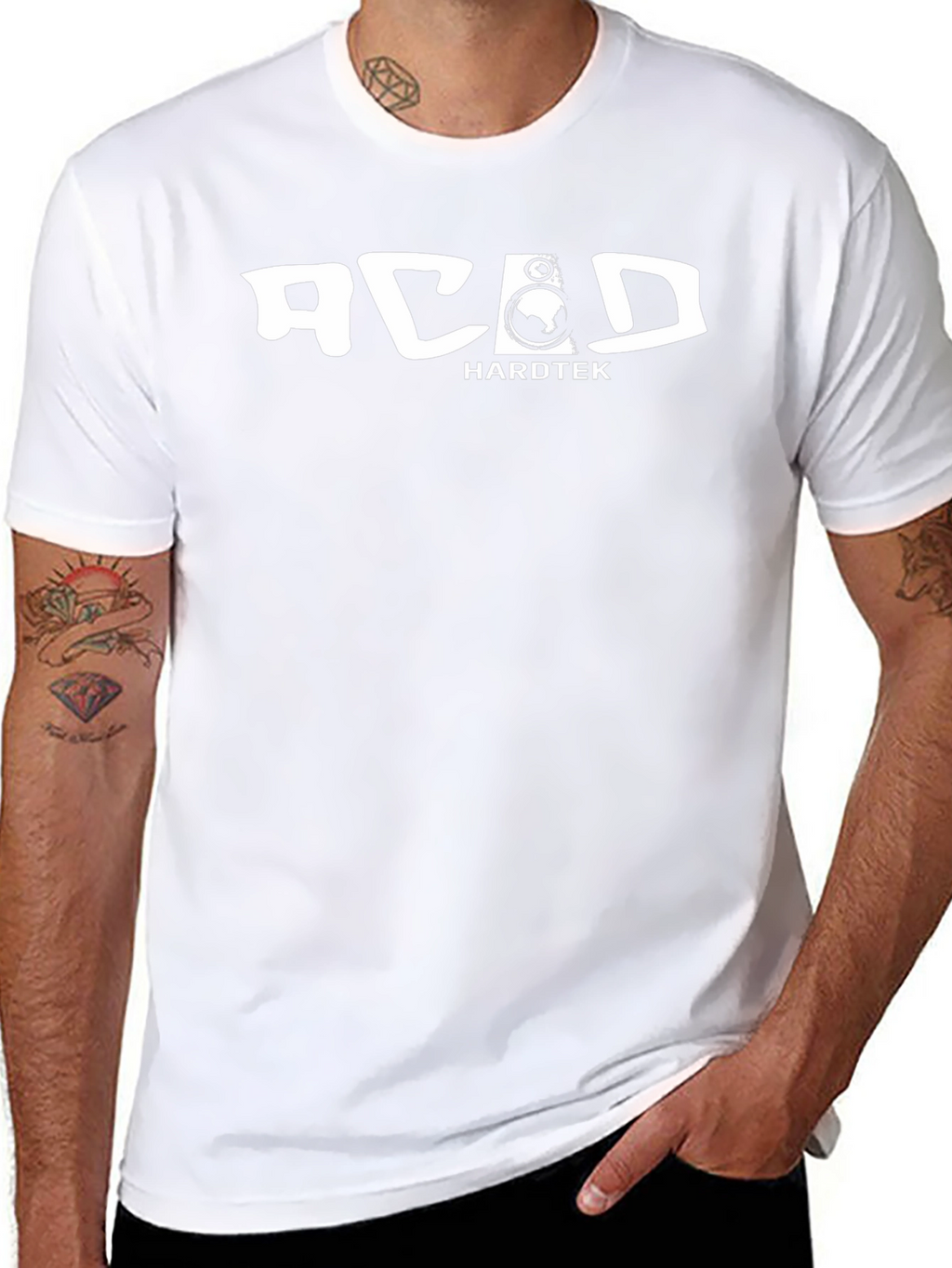 Acid Hardtek Black Graphic Tee