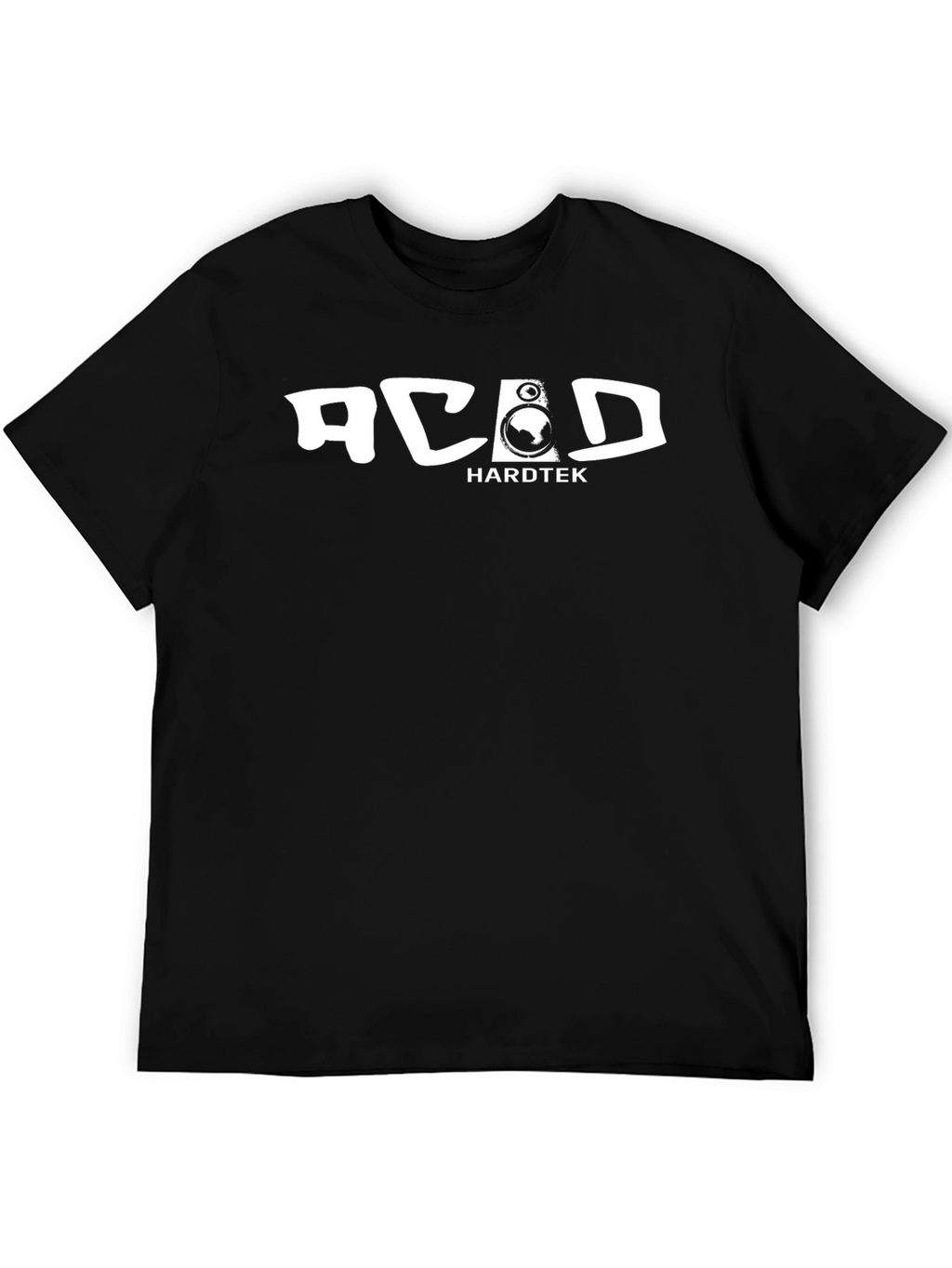 Acid Hardtek Black Graphic Tee
