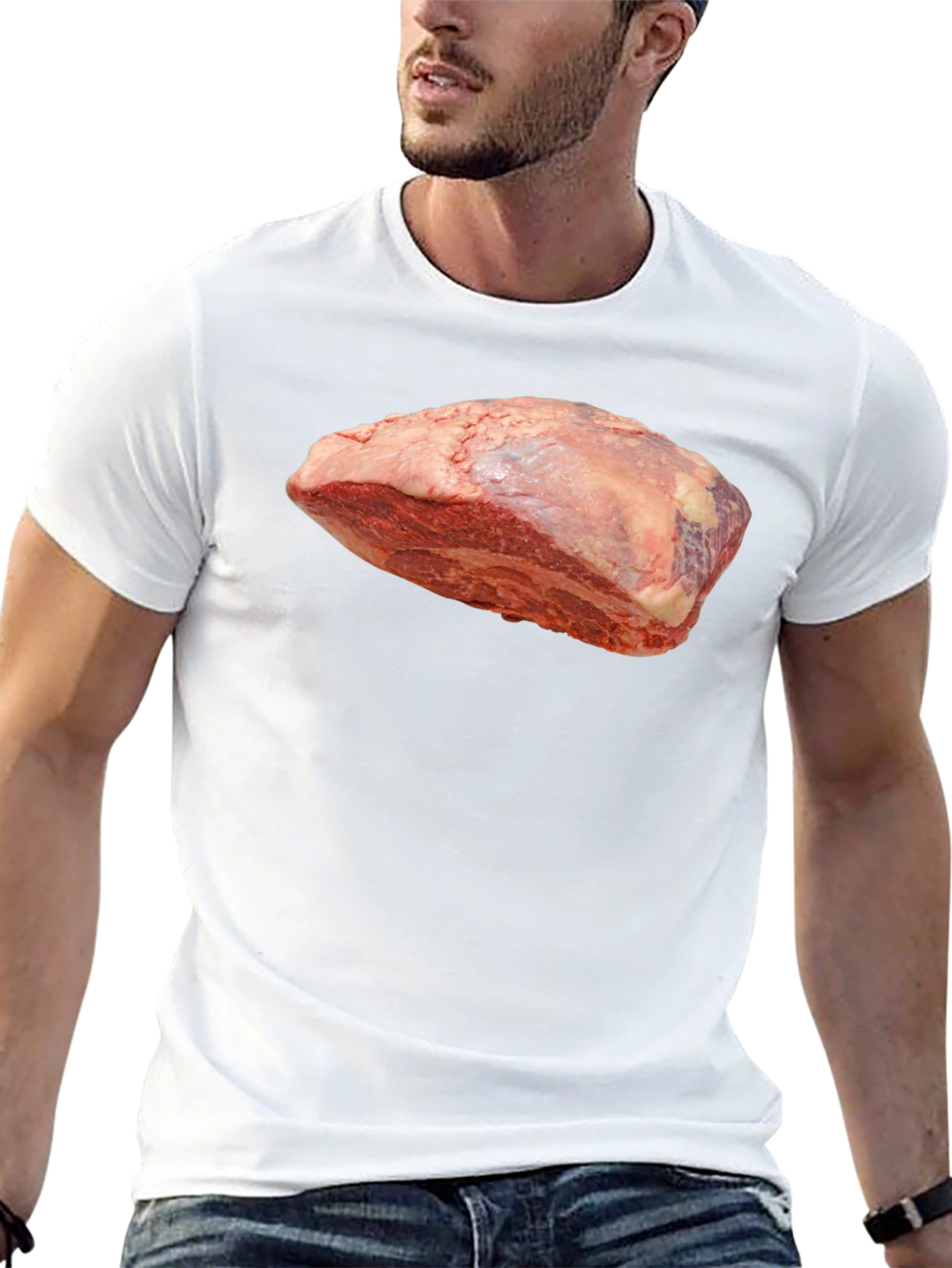Meat Lovers Black T-Shirt - Novelty Tee
