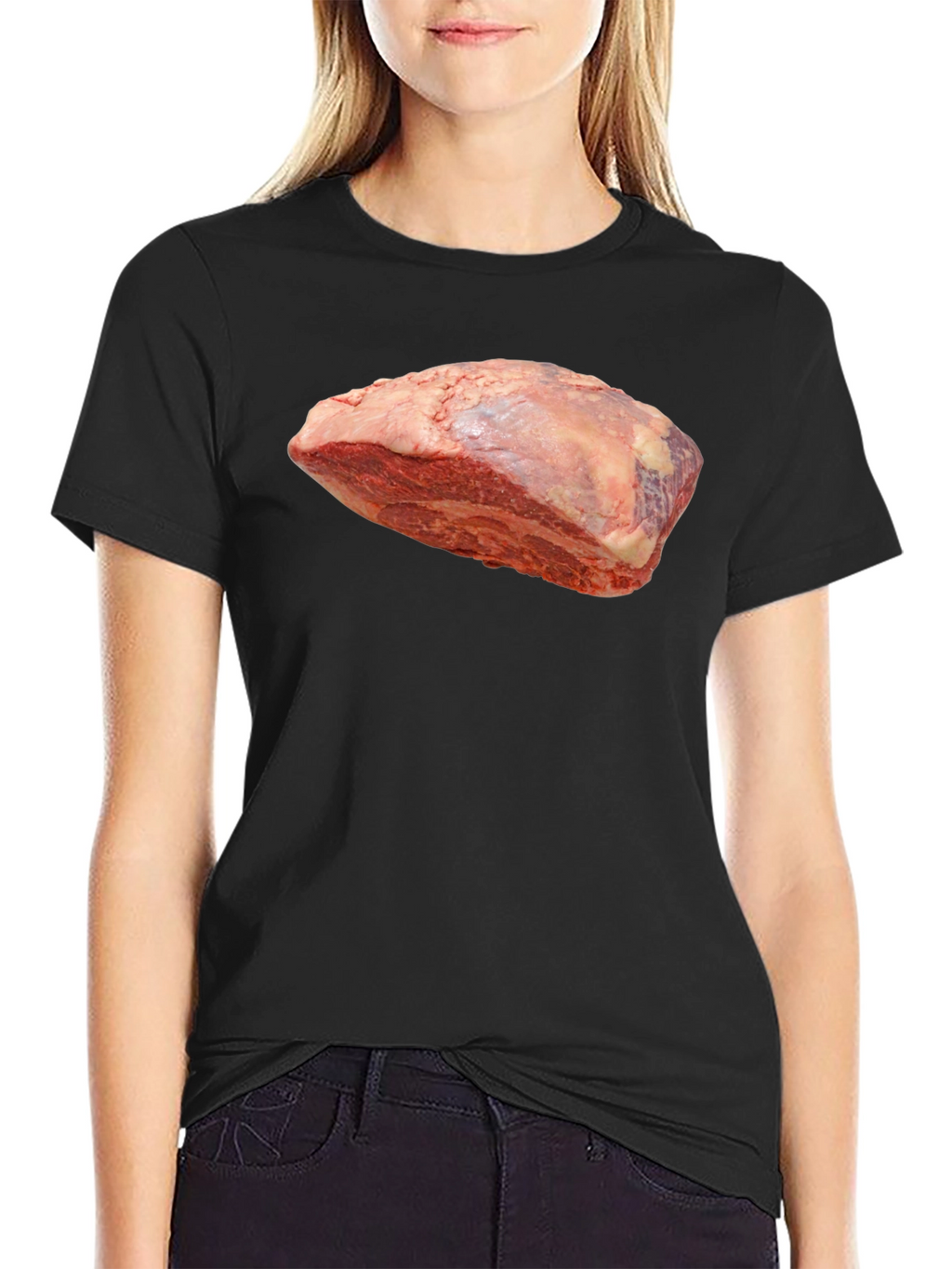 Meat Lovers Black T-Shirt - Novelty Tee