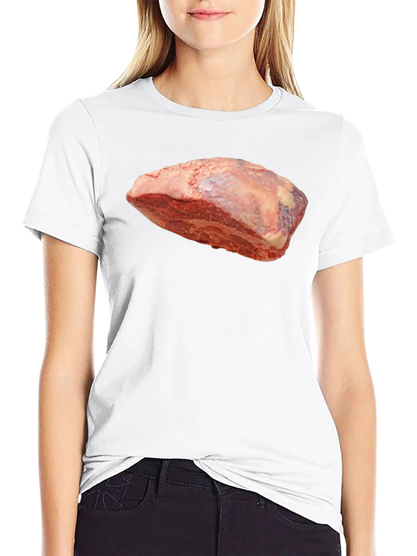 Meat Lovers Black T-Shirt - Novelty Tee