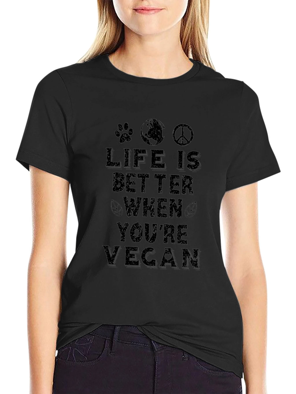 Life Is Better When Youre Vegan Graphic Tee