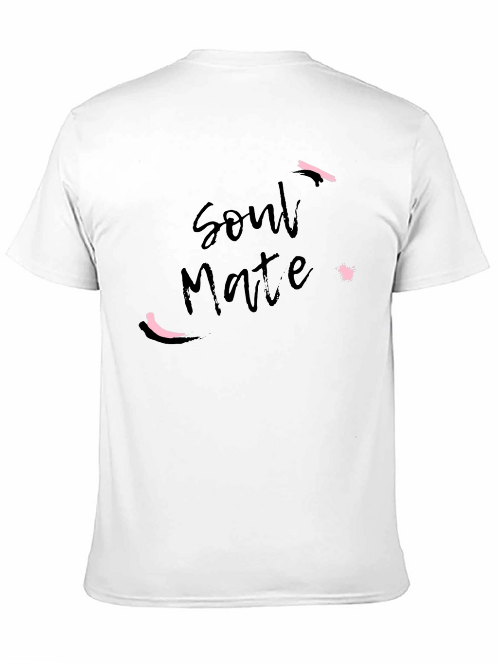 Soul Mate Black Graphic Tee - Modern Casual