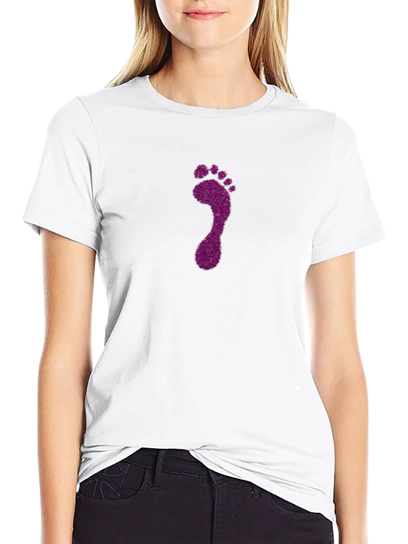 Sparkly Footprint T-Shirt