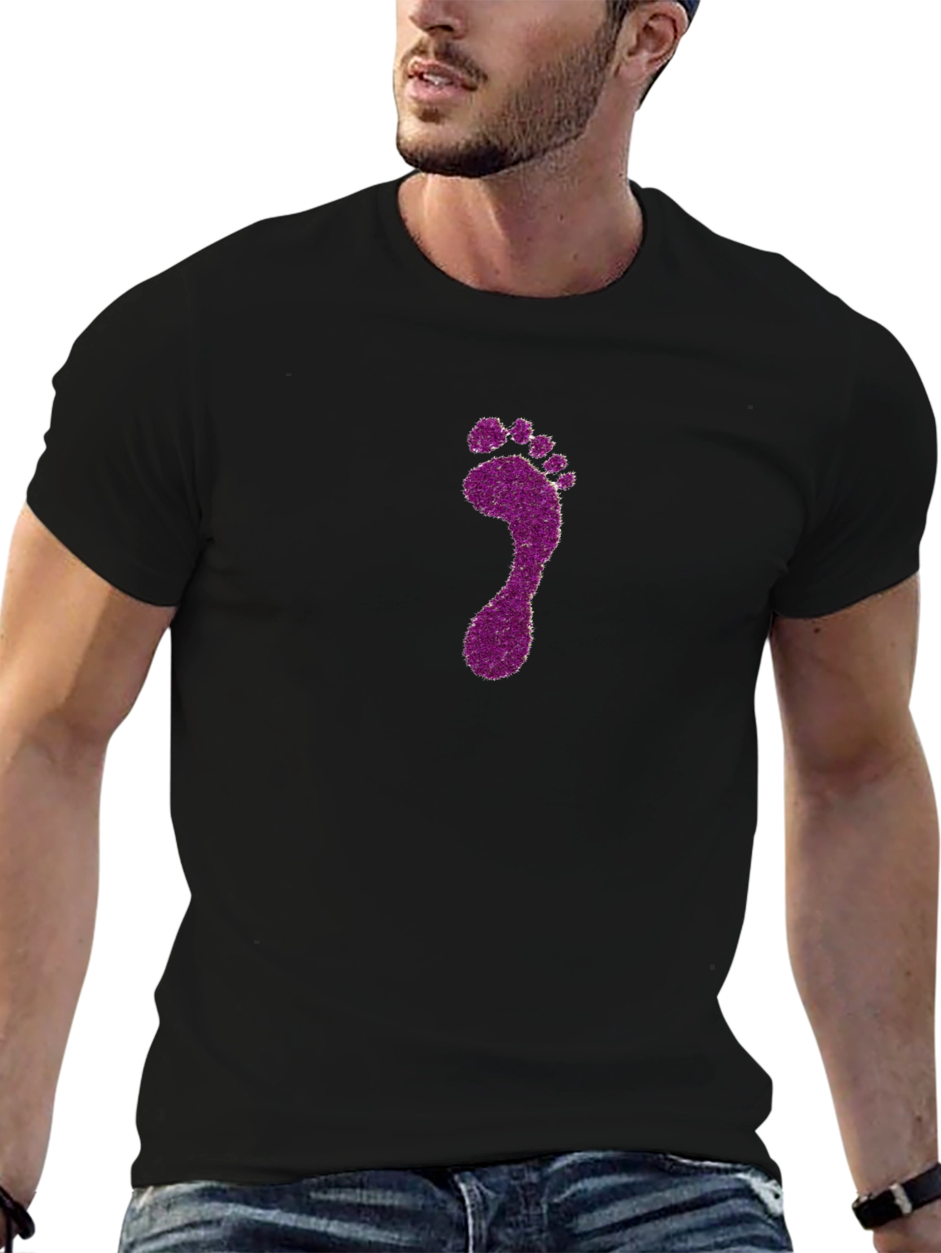 Sparkly Footprint T-Shirt