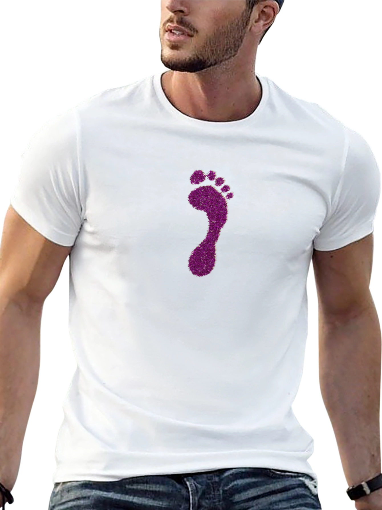Sparkly Footprint T-Shirt