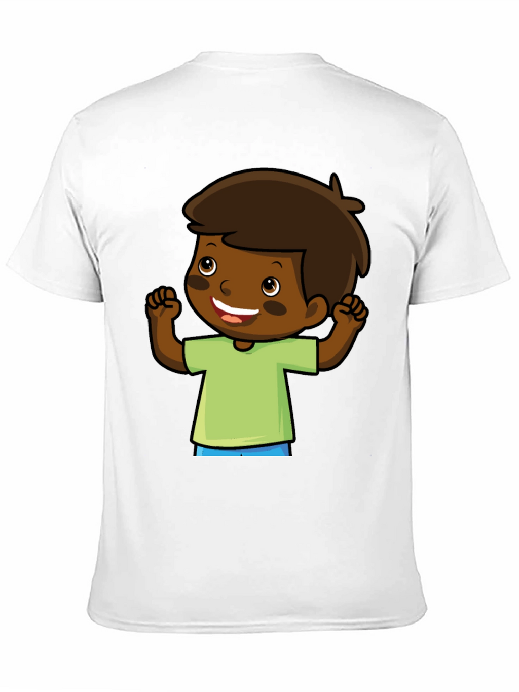 Cartoon Boy Graphic Tee - Fun & Casual