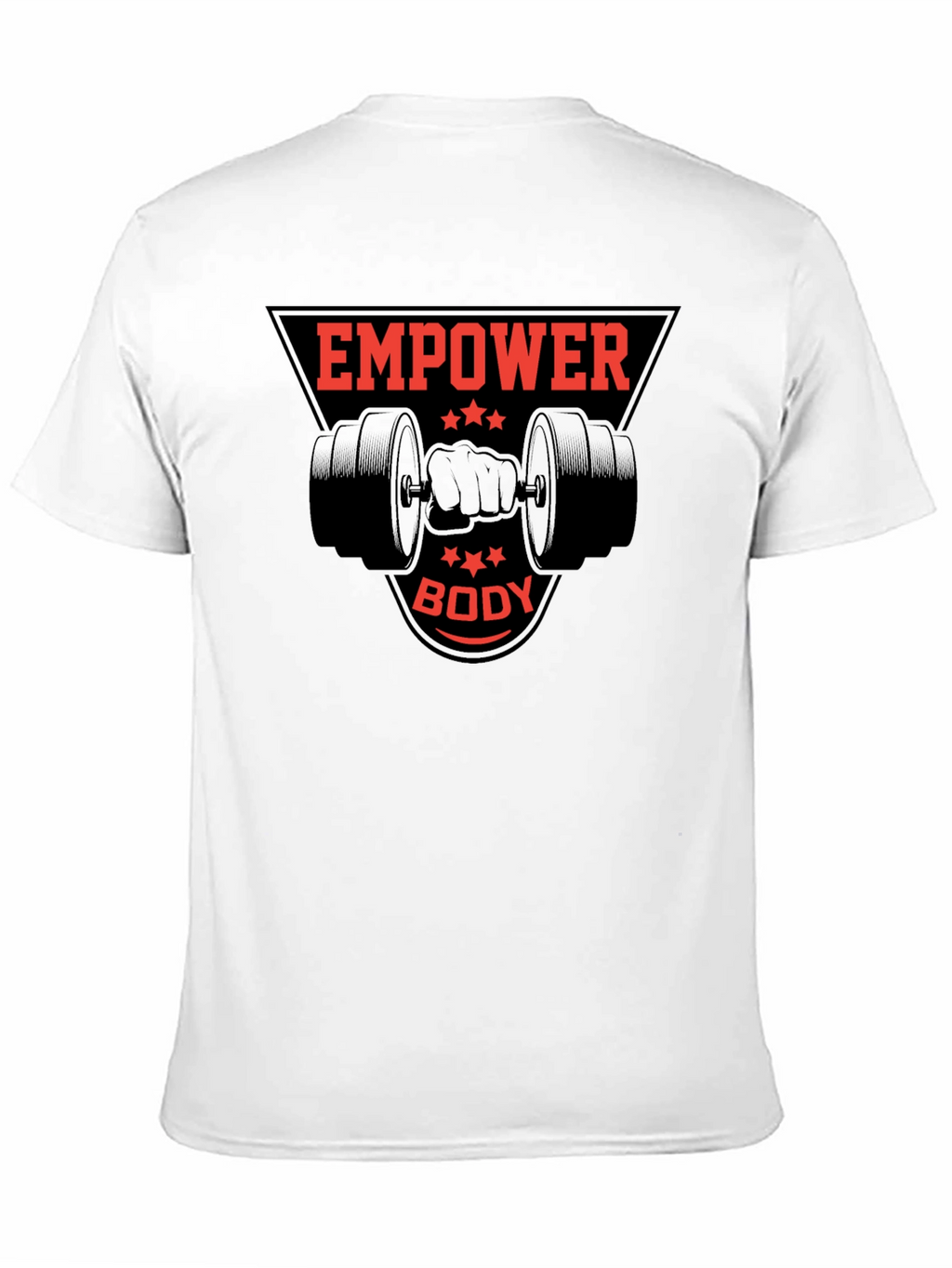 Empower Body Black Graphic Tee - Fitness Apparel