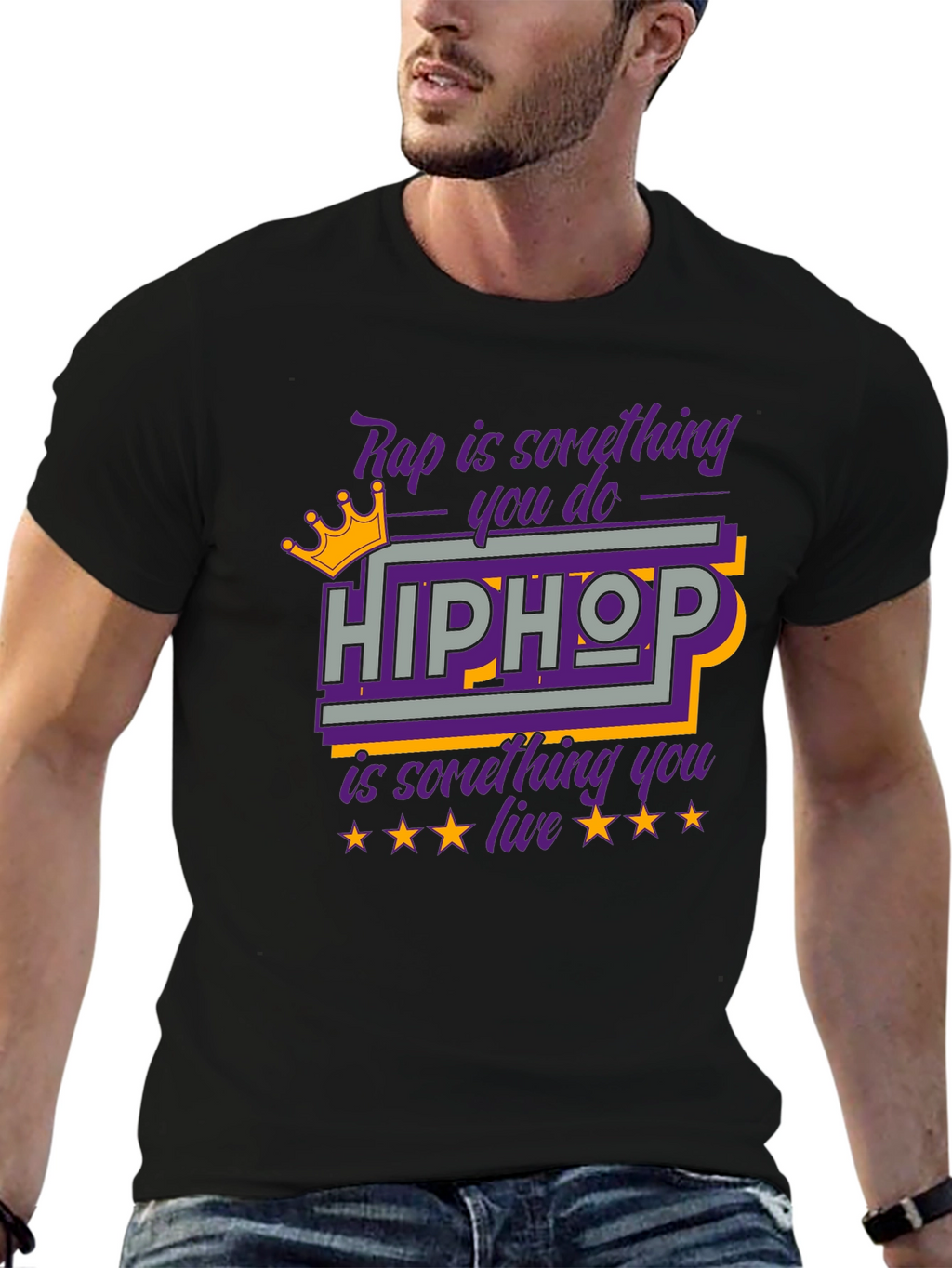 Hip Hop T-Shirt Rap is Something You Do