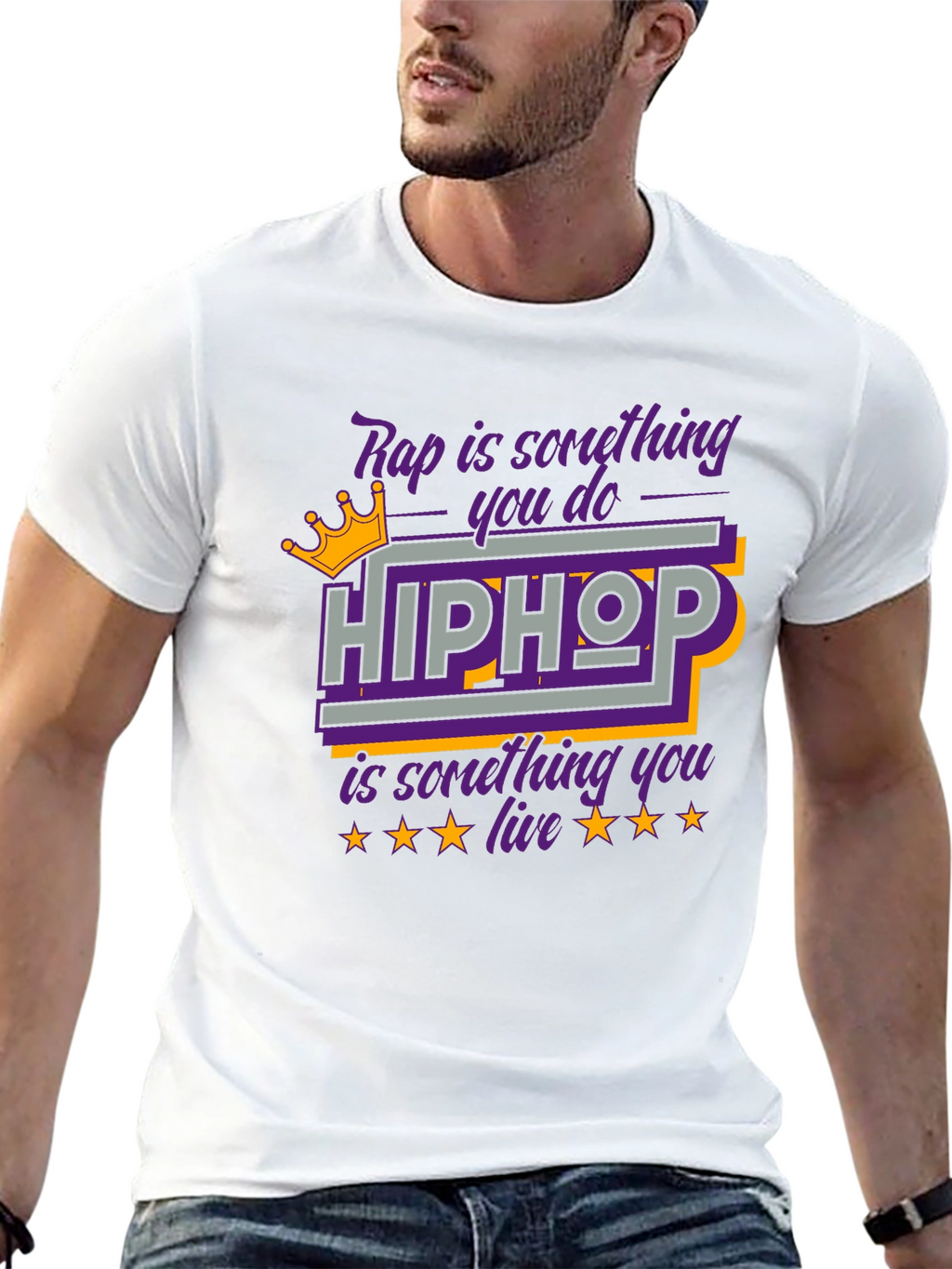 Hip Hop T-Shirt Rap is Something You Do