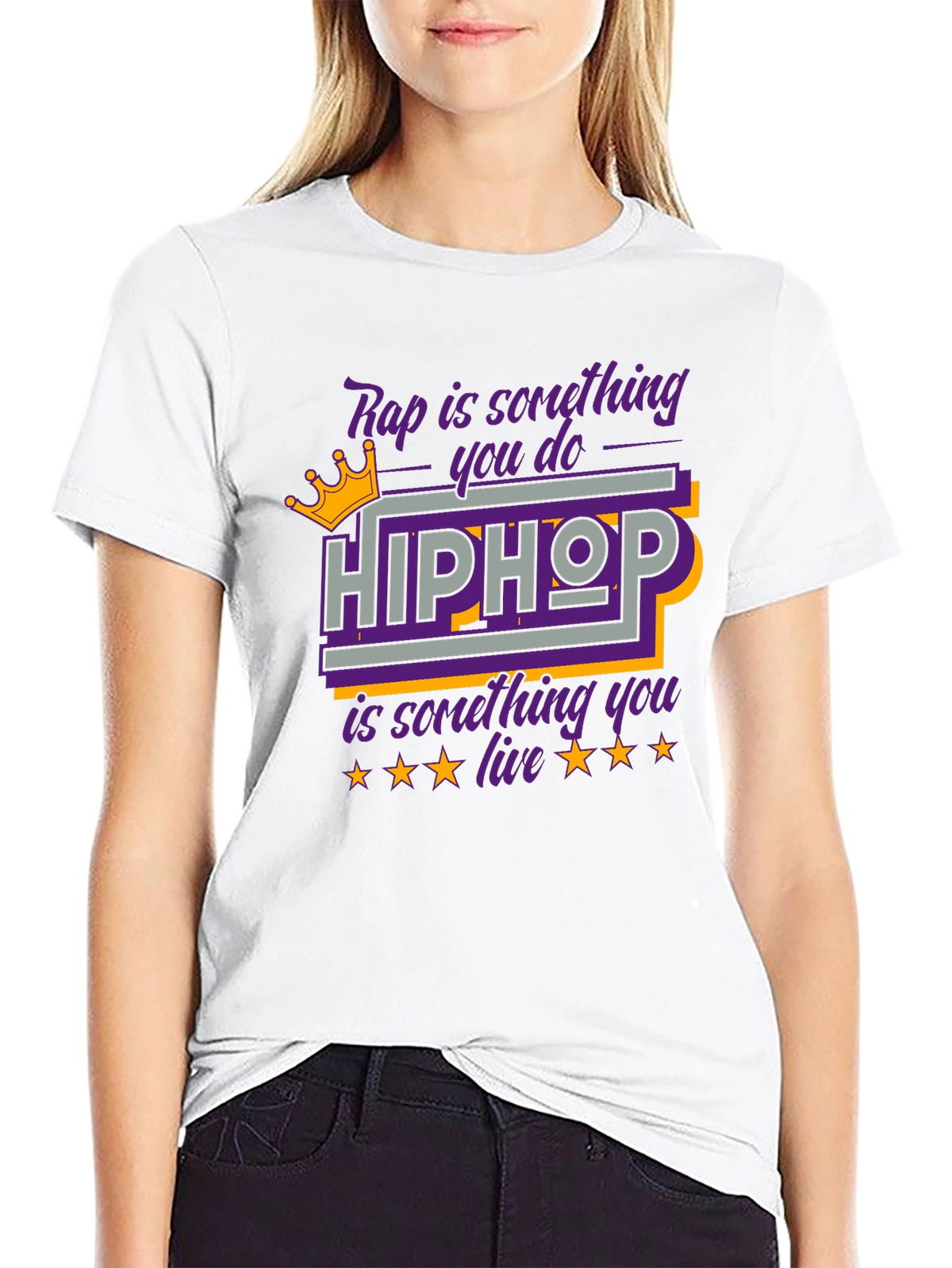 Hip Hop T-Shirt Rap is Something You Do