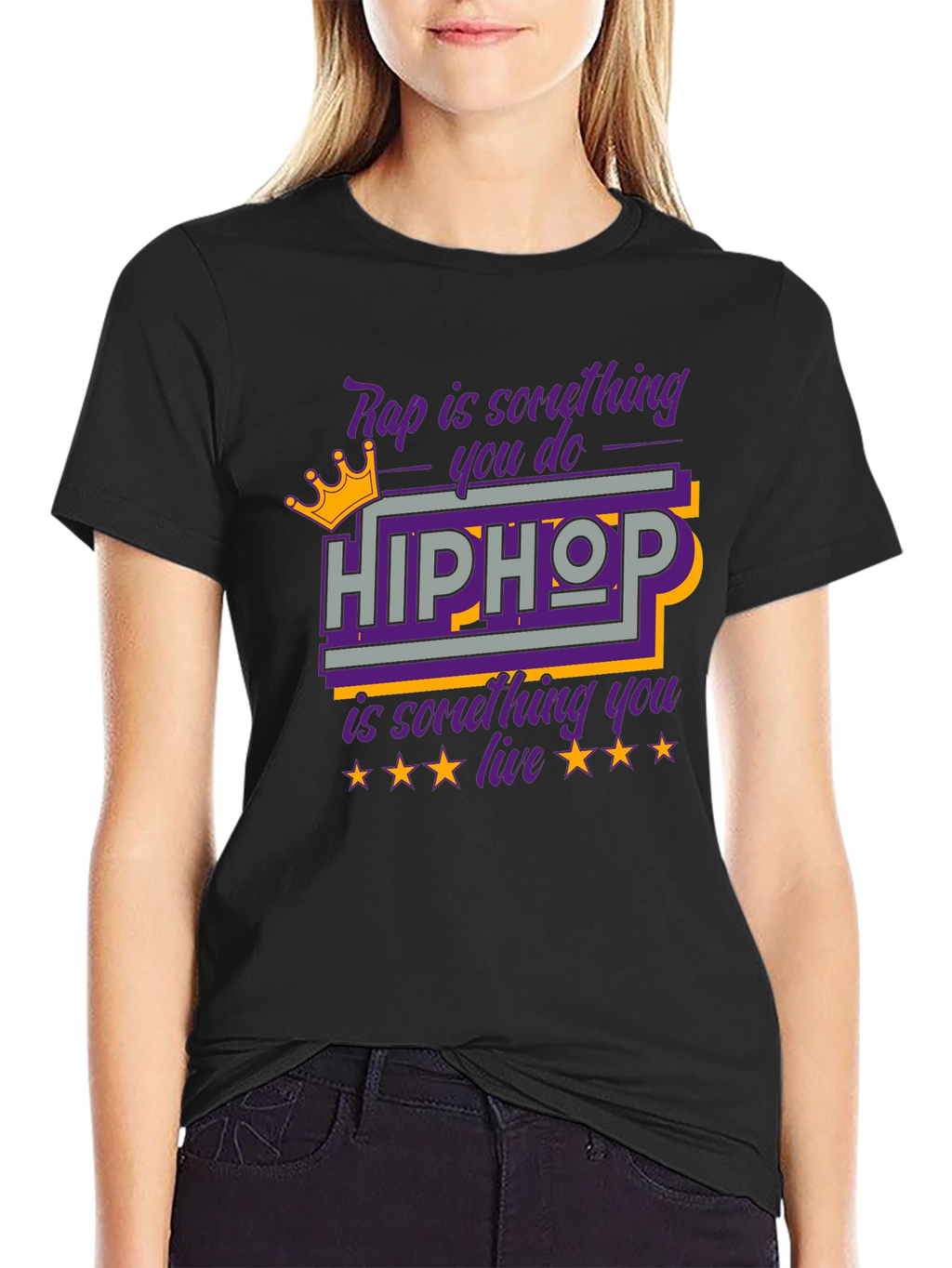 Hip Hop T-Shirt Rap is Something You Do