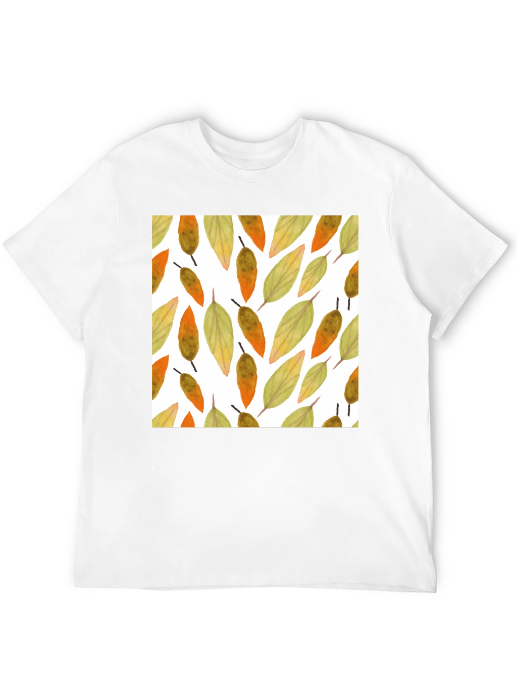 Fall Leaves Pattern T-Shirt