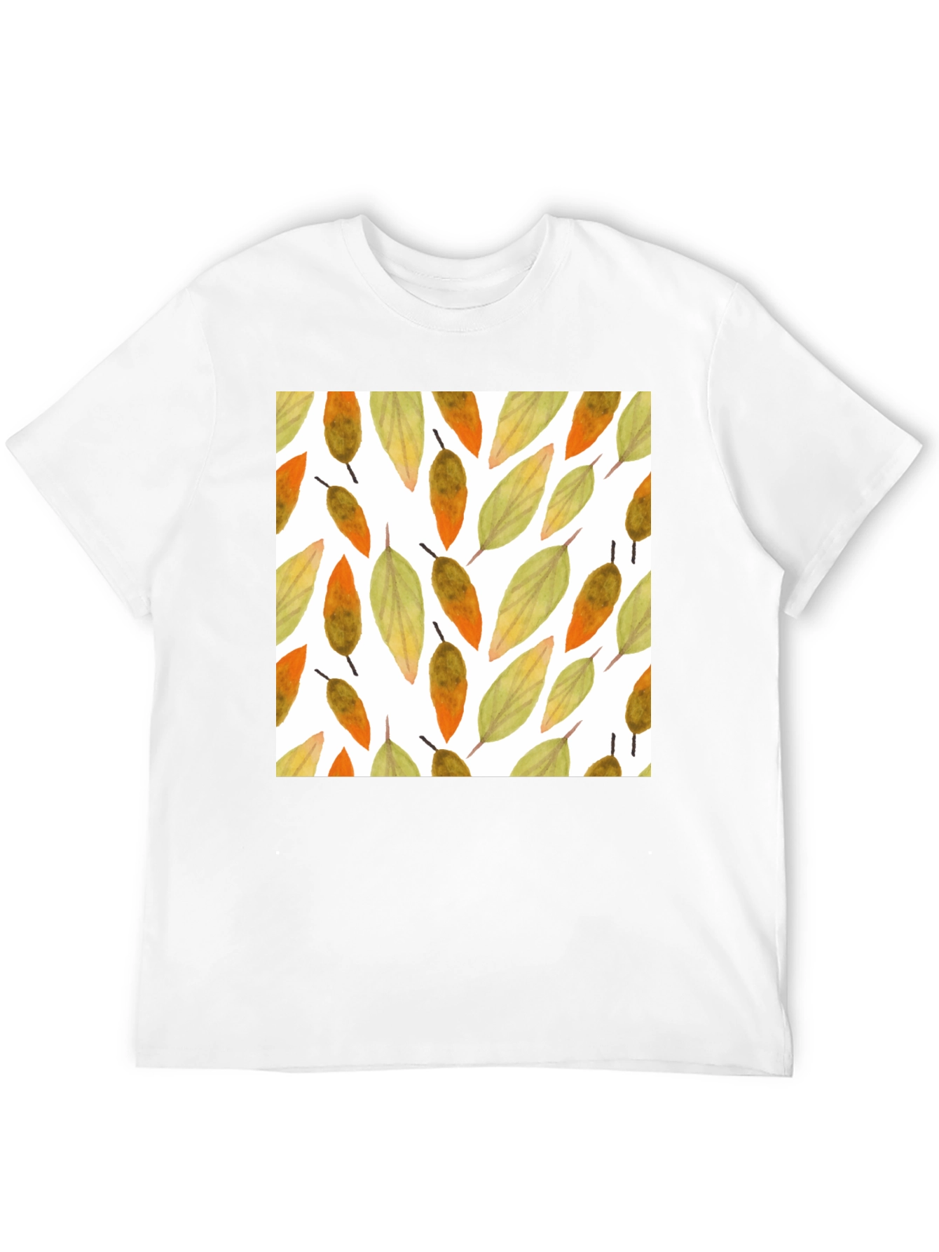 Fall Leaves Pattern T-Shirt