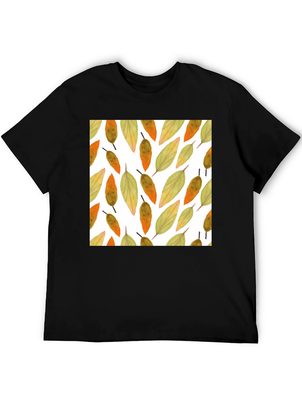 Fall Leaves Pattern T-Shirt