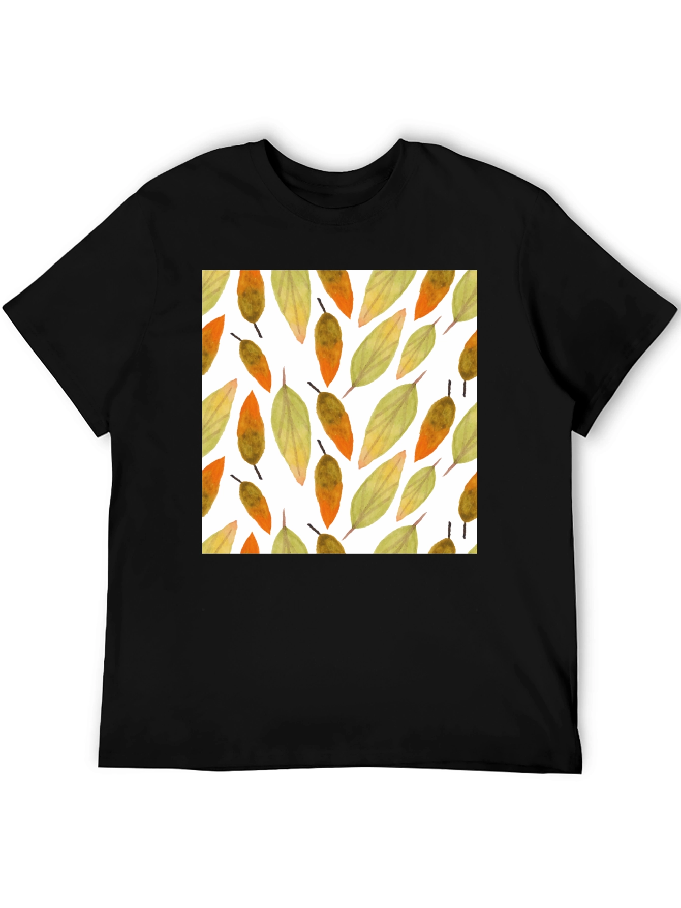 Fall Leaves Pattern T-Shirt
